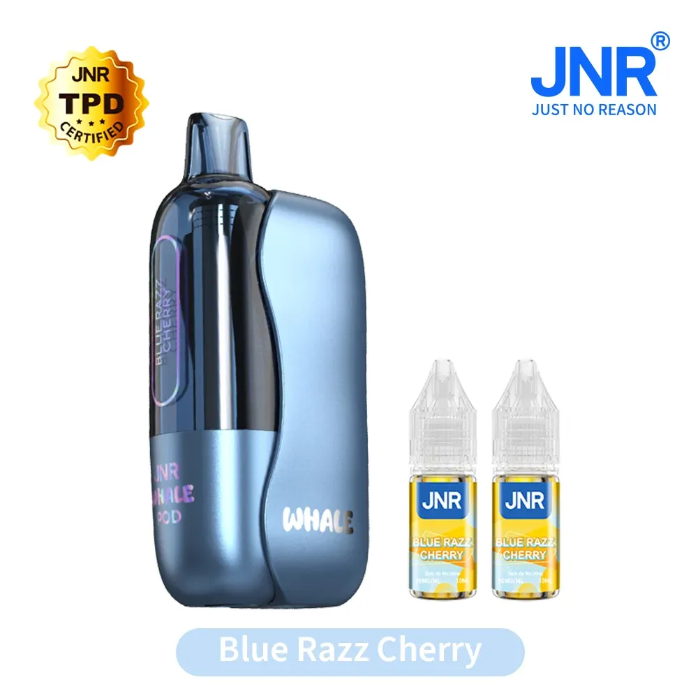 JNR Whale 38K Puffs - Kit Pod Pré-rempli et Rechargeable