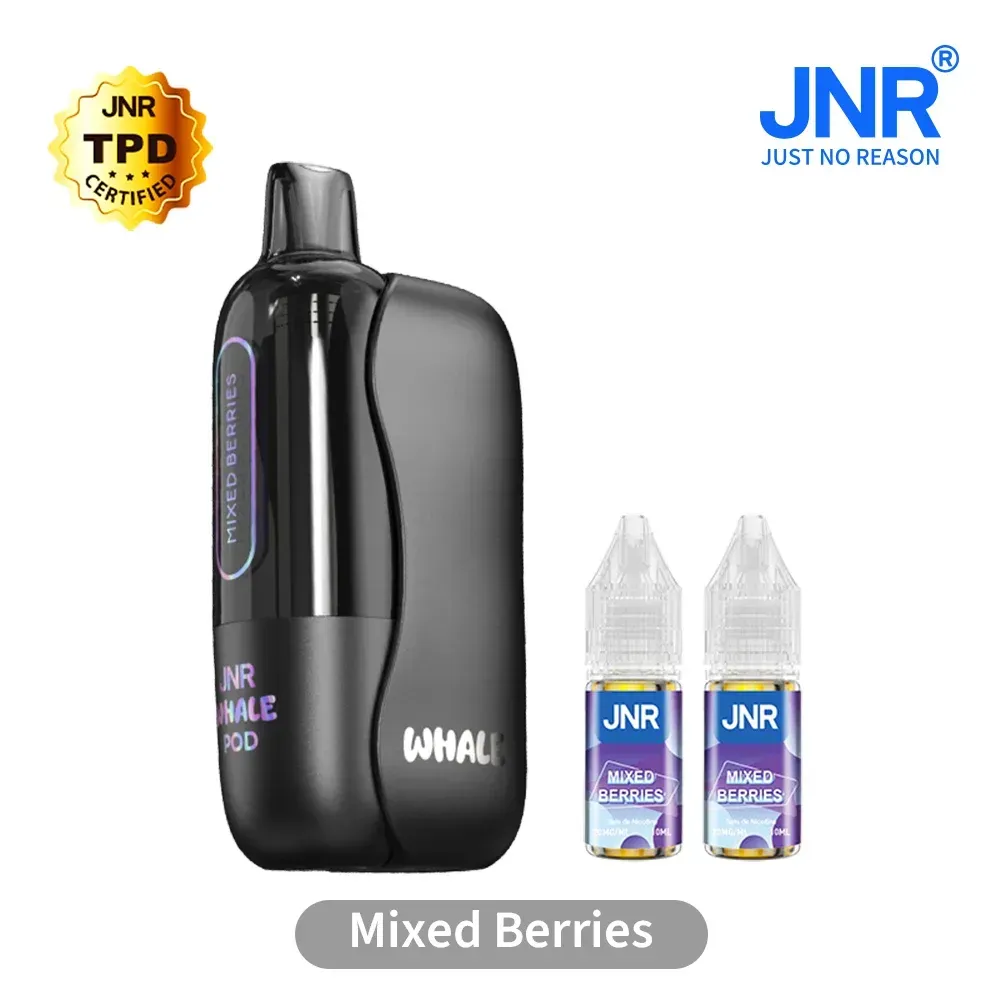 JNR Whale 38K Puffs - Kit Pod Pré-rempli et Rechargeable