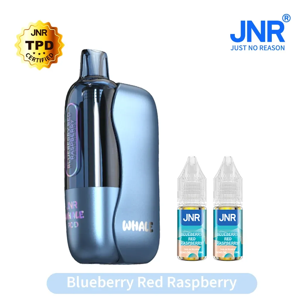 JNR Whale 38K Puffs - Kit Pod Pré-rempli et Rechargeable