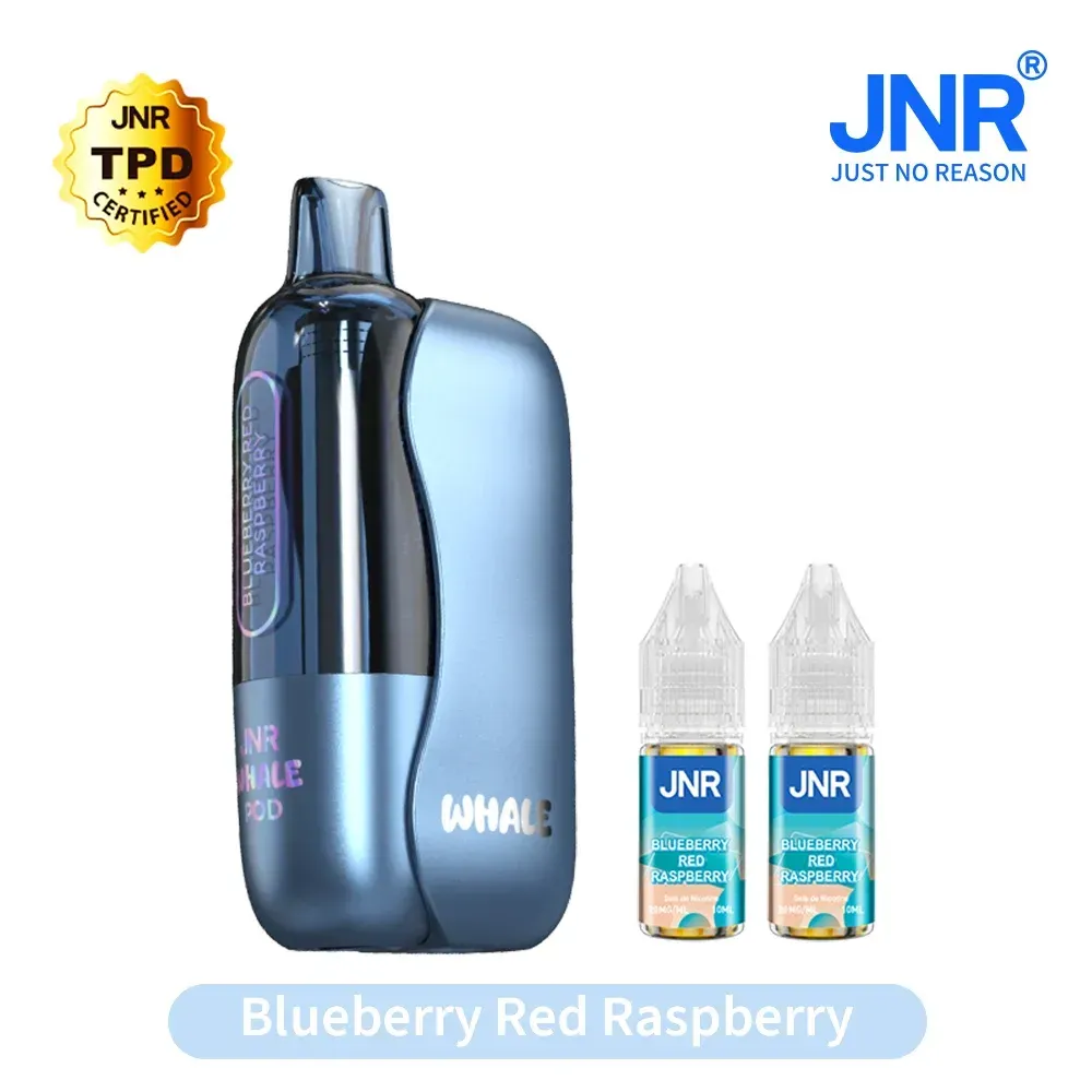 JNR Whale 38K Puffs - Kit Pod Pré-rempli et Rechargeable