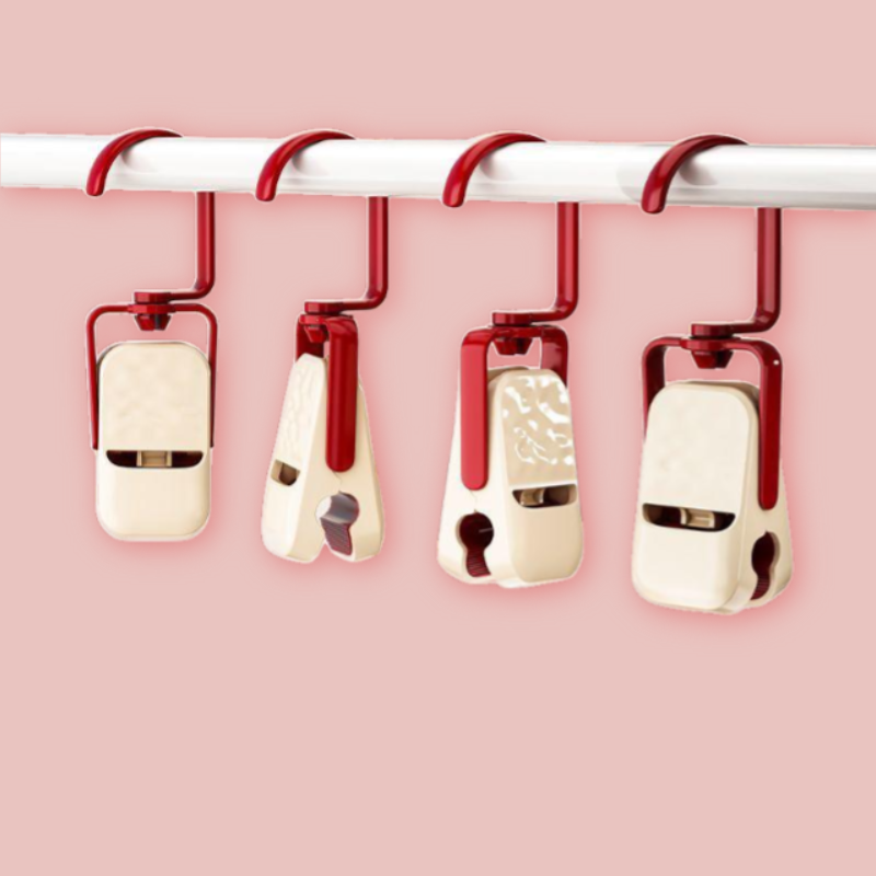 Crochets et pinces à linge sans traces Dopamine