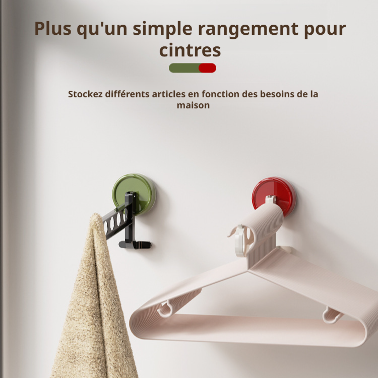 Cintre de voyage portable à cinq trous Dopamine