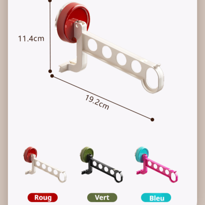 Cintre de voyage portable à cinq trous Dopamine