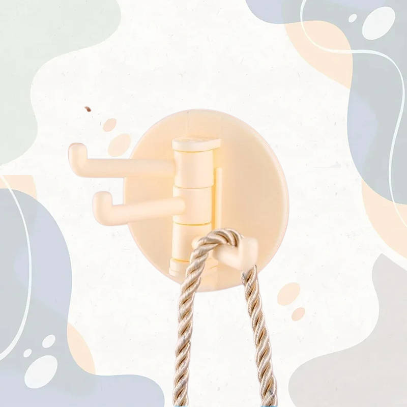 Obrotowy wieszak samoprzylepny bez śladów