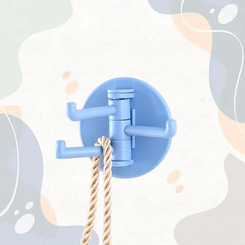 Obrotowy wieszak samoprzylepny bez śladów