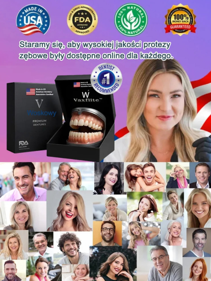 【Można założyć w sekundę】Luksusowe, personalizowane protezy dentystyczne✨Idealnie dopasowane do każdego zęba, pozwalają cieszyć się wszelkiego rodzaju przysmakami do woli.