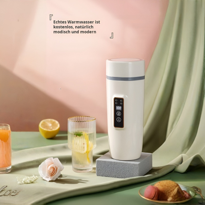 Tragbarer elektrischer Warmwasserbecher, multifunktionaler 110-V-Wasserbecher, intelligente Digitala
