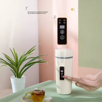 Tragbarer elektrischer Warmwasserbecher, multifunktionaler 110-V-Wasserbecher, intelligente Digitala