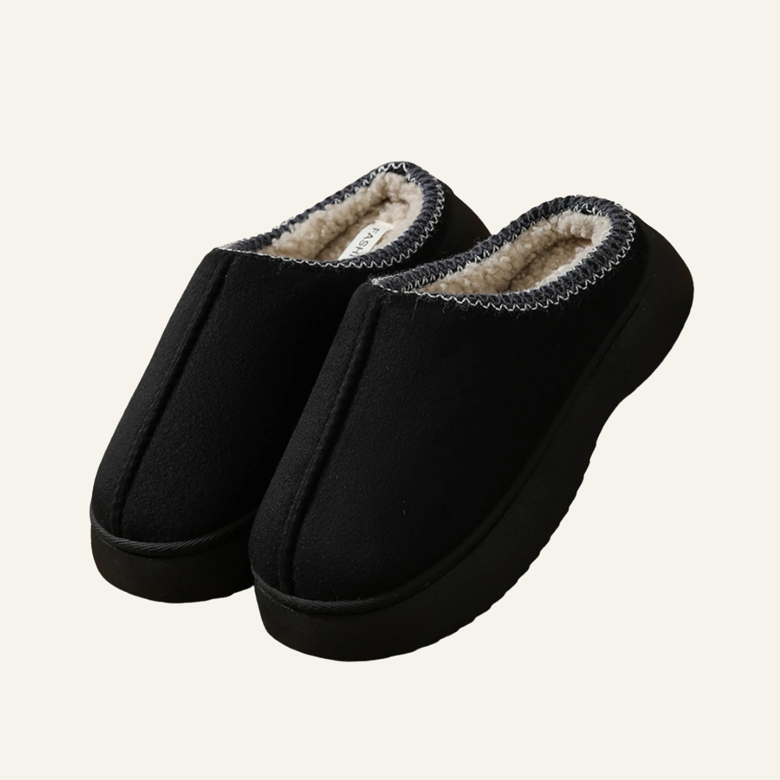 Cozy Platform Fuzzy Slippers Short Ankle