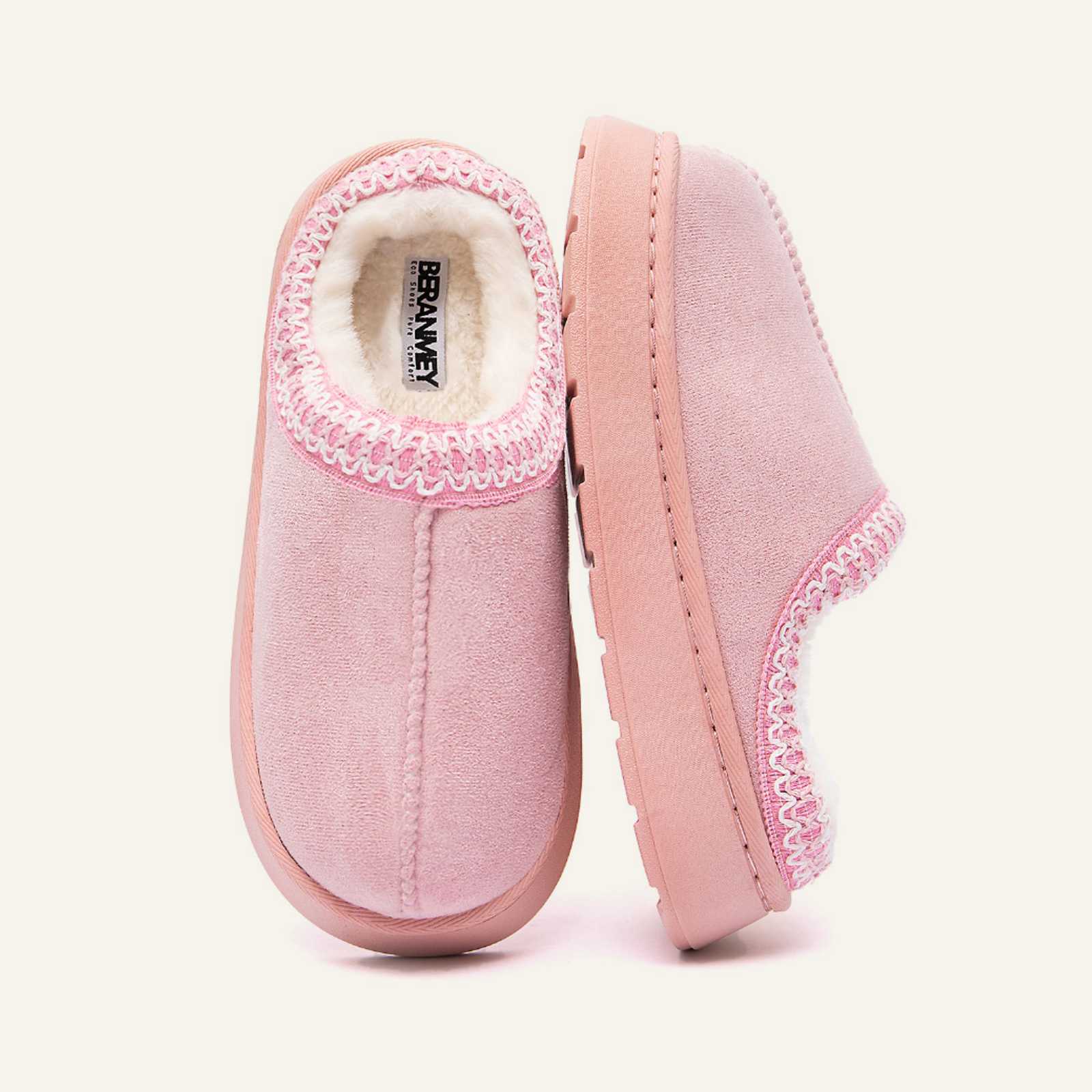 Cozy Platform Fuzzy Slippers 