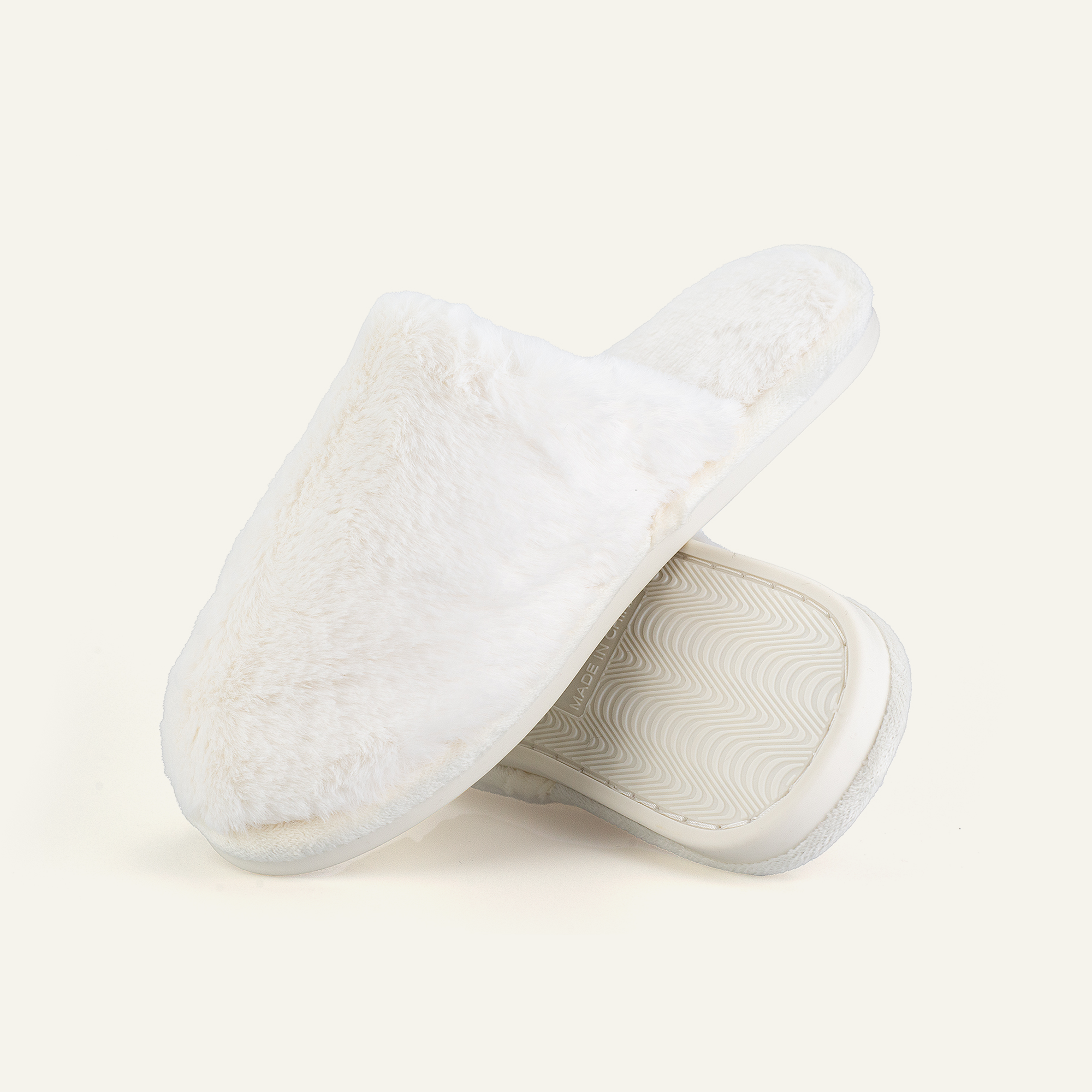 Women's Plush Fuzzy Slip-On Slippers House Slippers