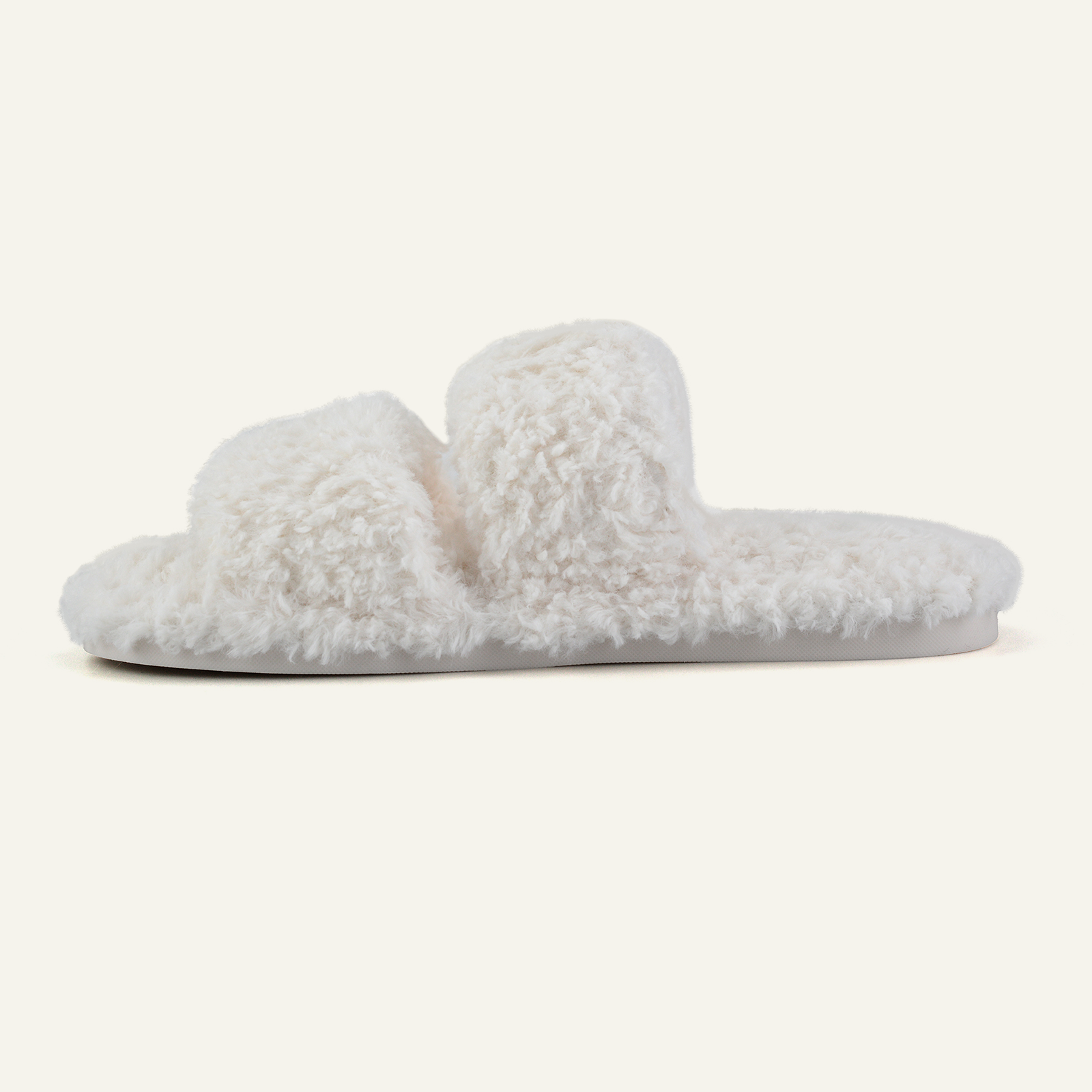  Womens Fuzzy Open Toe Slippers Faux Fur Slippers
