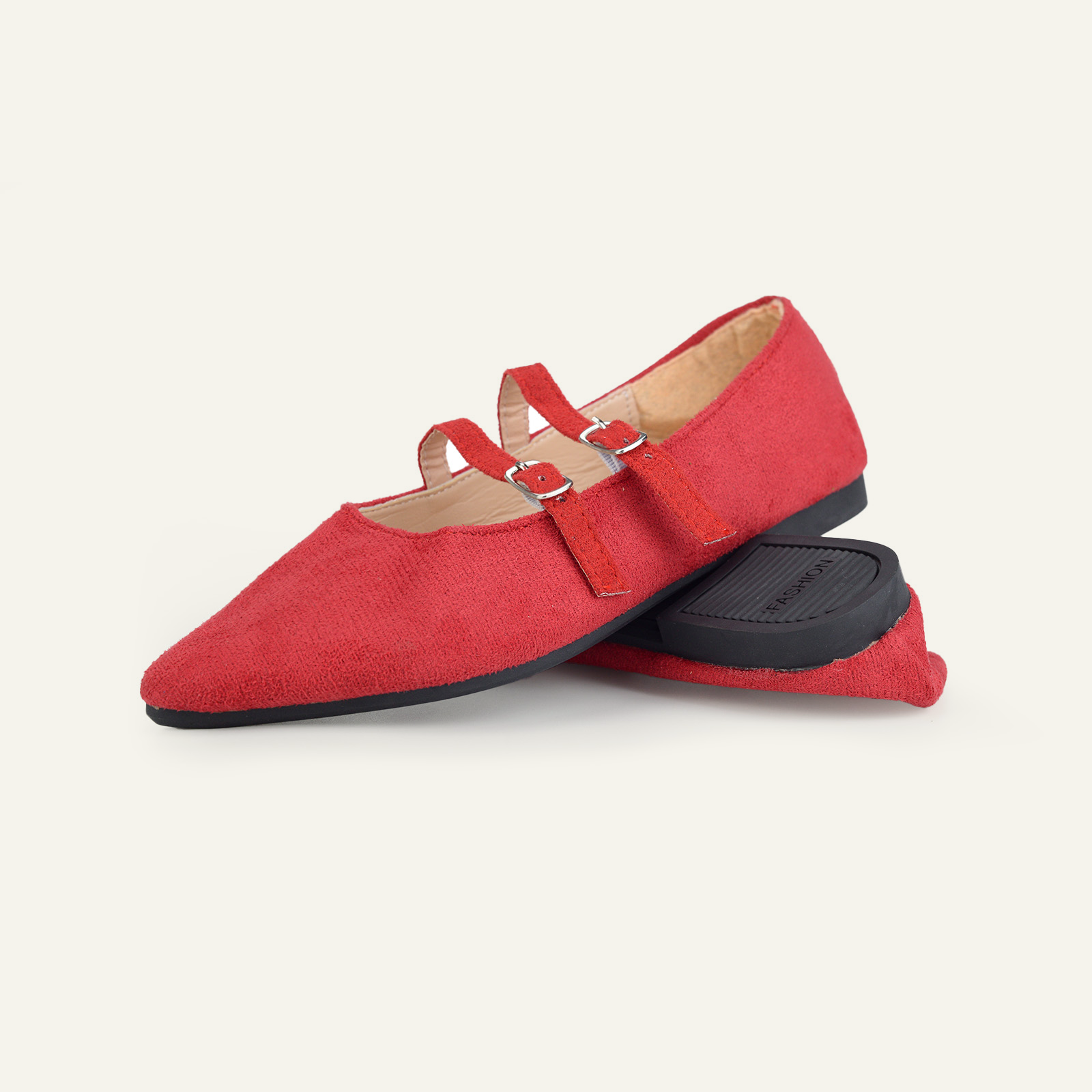 BERANMEY Women’s Mary Jane Ballet Flats Full-Back Slip-On