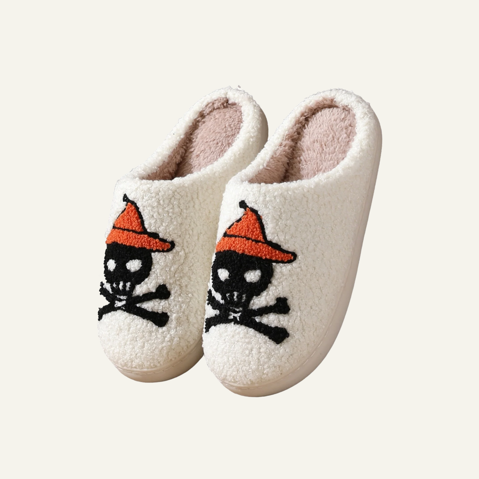 Soft Plush Halloween Slippers for Women and Men