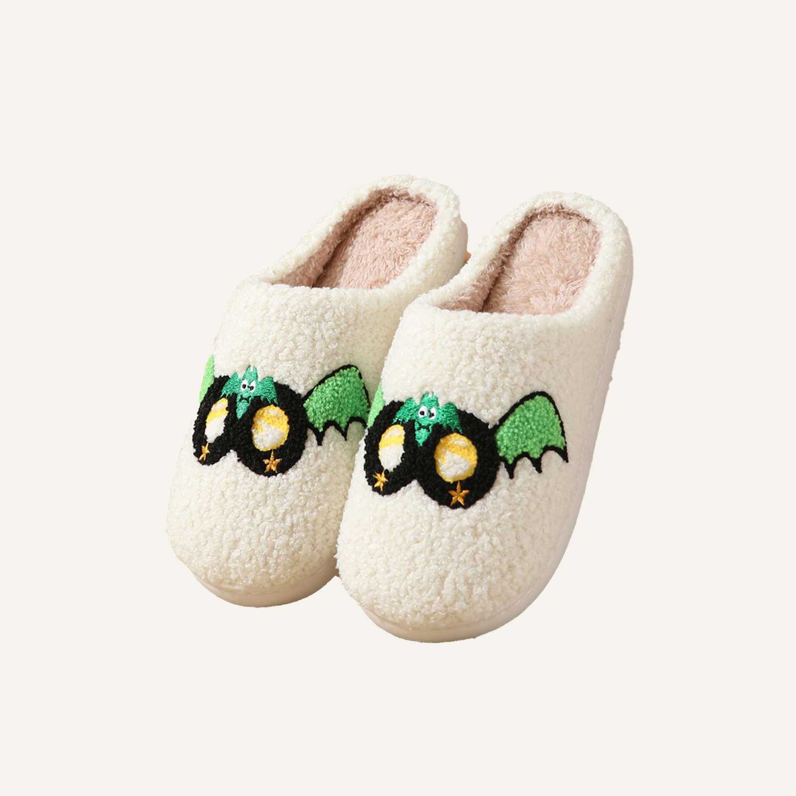 Soft Plush Halloween Slippers for Women and Men