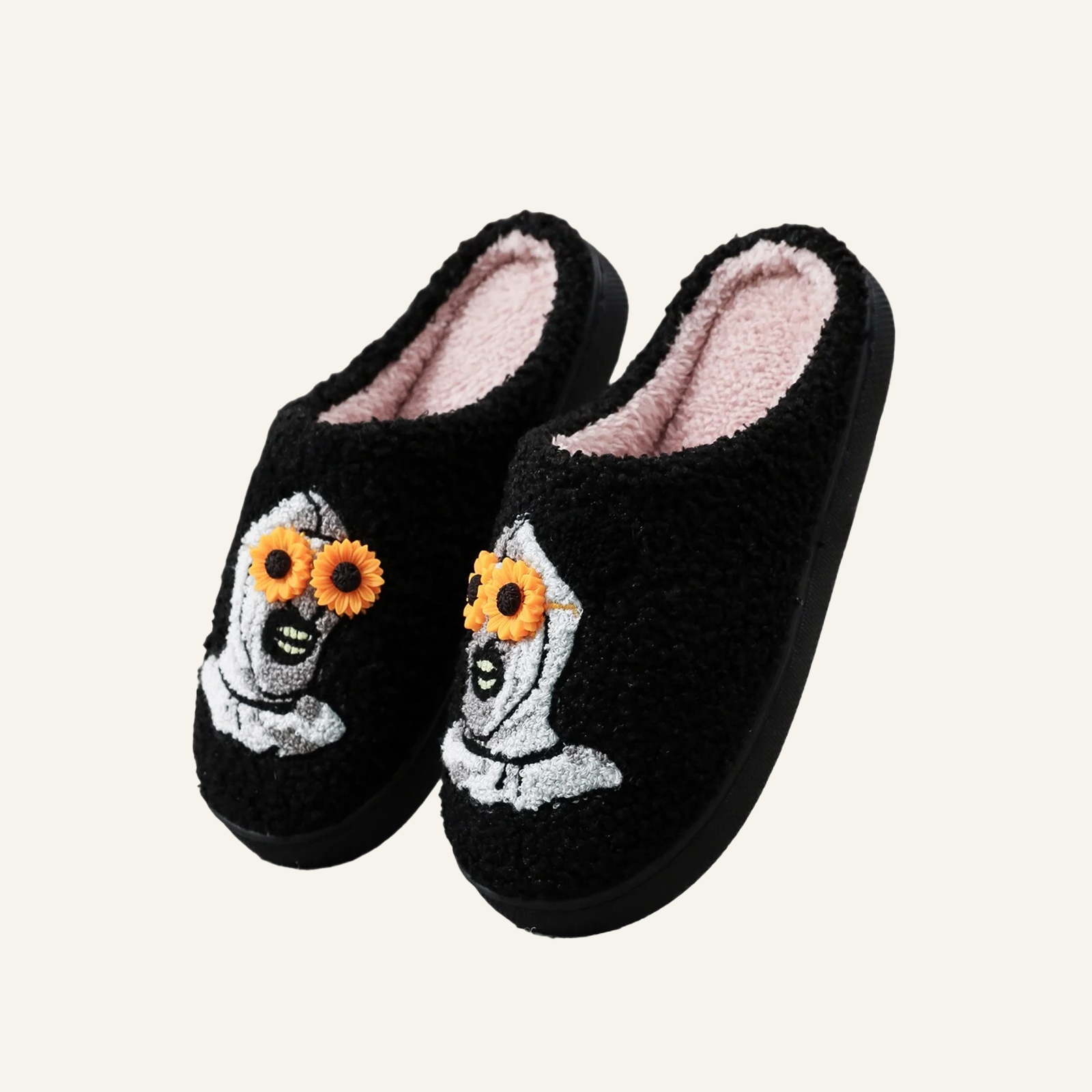 Soft Plush Halloween Slippers for Women and Men