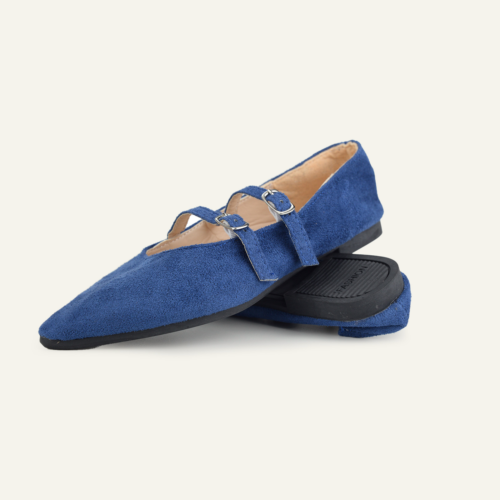 BERANMEY Women’s Mary Jane Ballet Flats Full-Back Slip-On