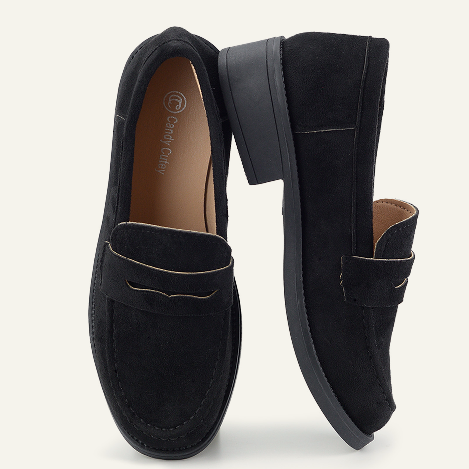 BERANMEY Loafers for Women Platform Slip-On