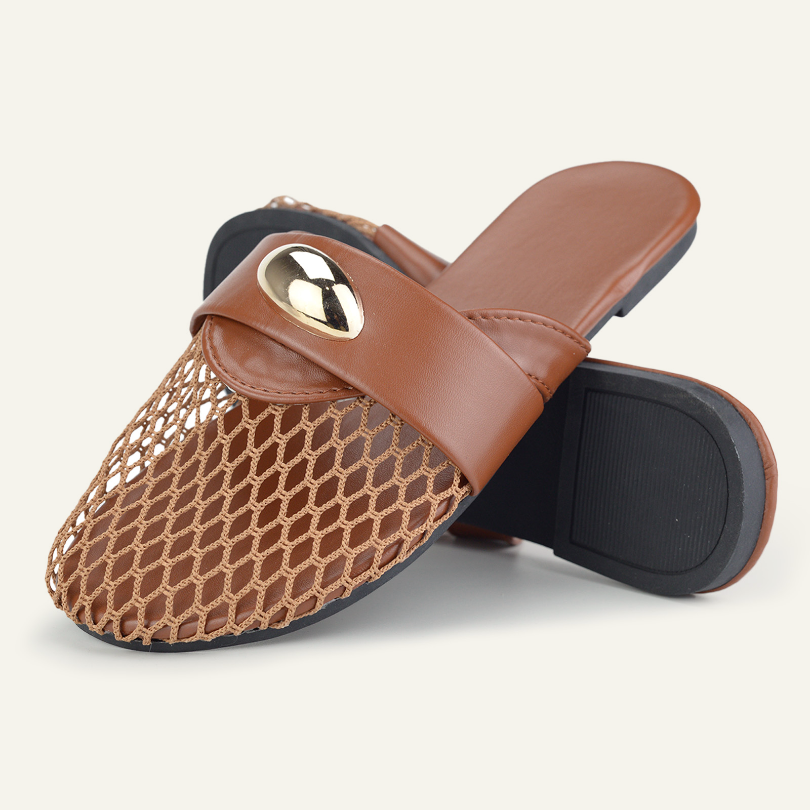 BERANMEY Mesh Breathable Women's Sandals Casual Slip on