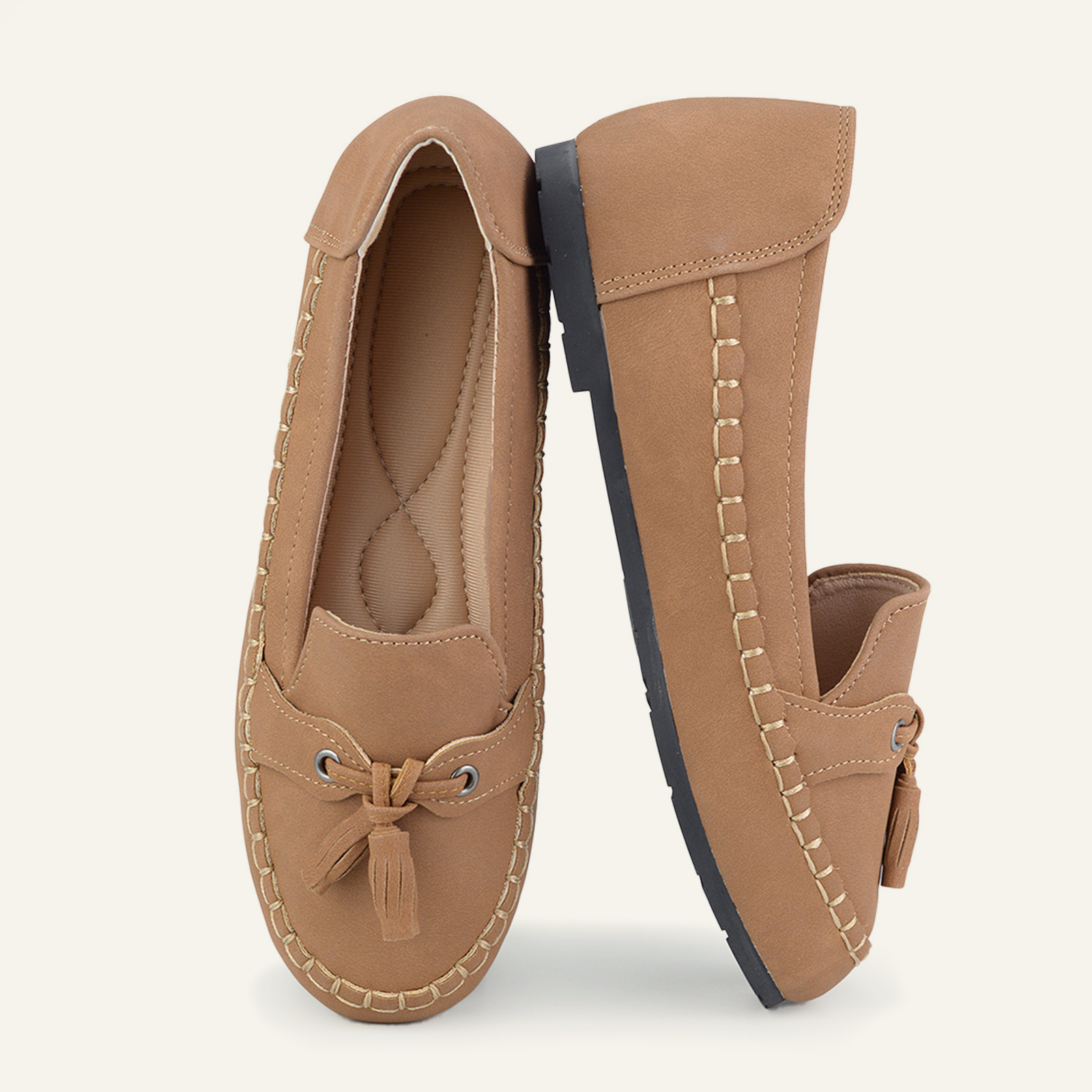 BERANMEY Casual Loafers for Women Dressy Tassel Slip On