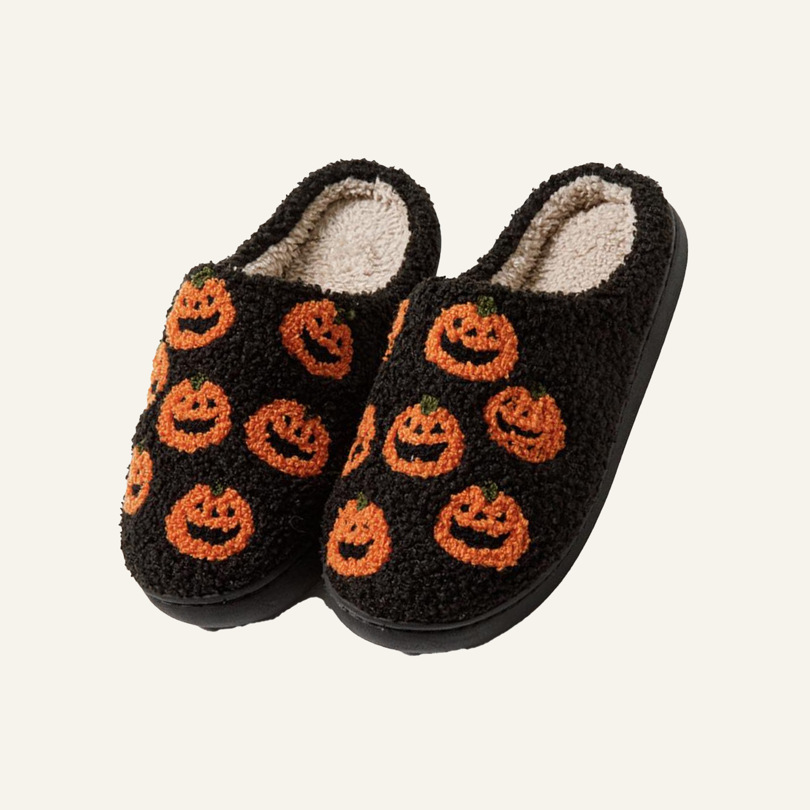 Soft Plush Halloween Slippers for Women and Men