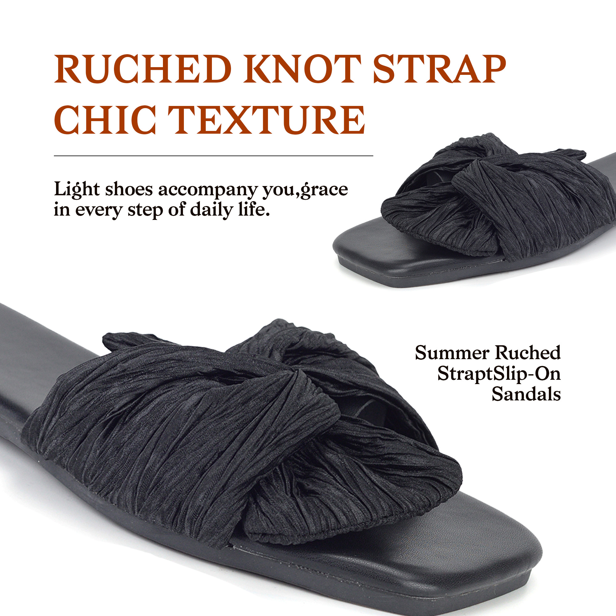 Women's Bow Slide Sandals