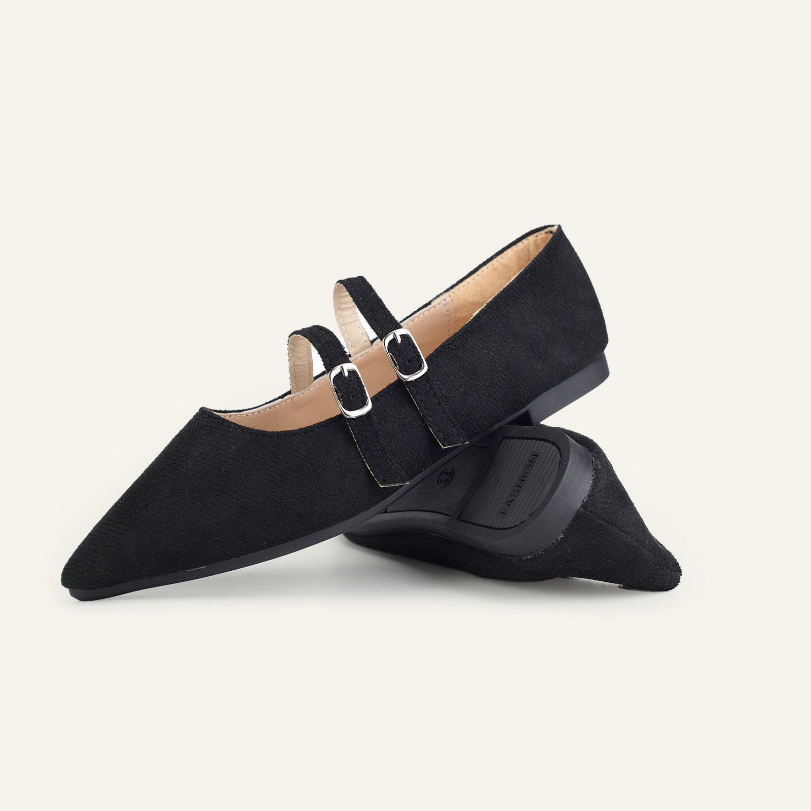 BERANMEY Women’s Mary Jane Ballet Flats Full-Back Slip-On