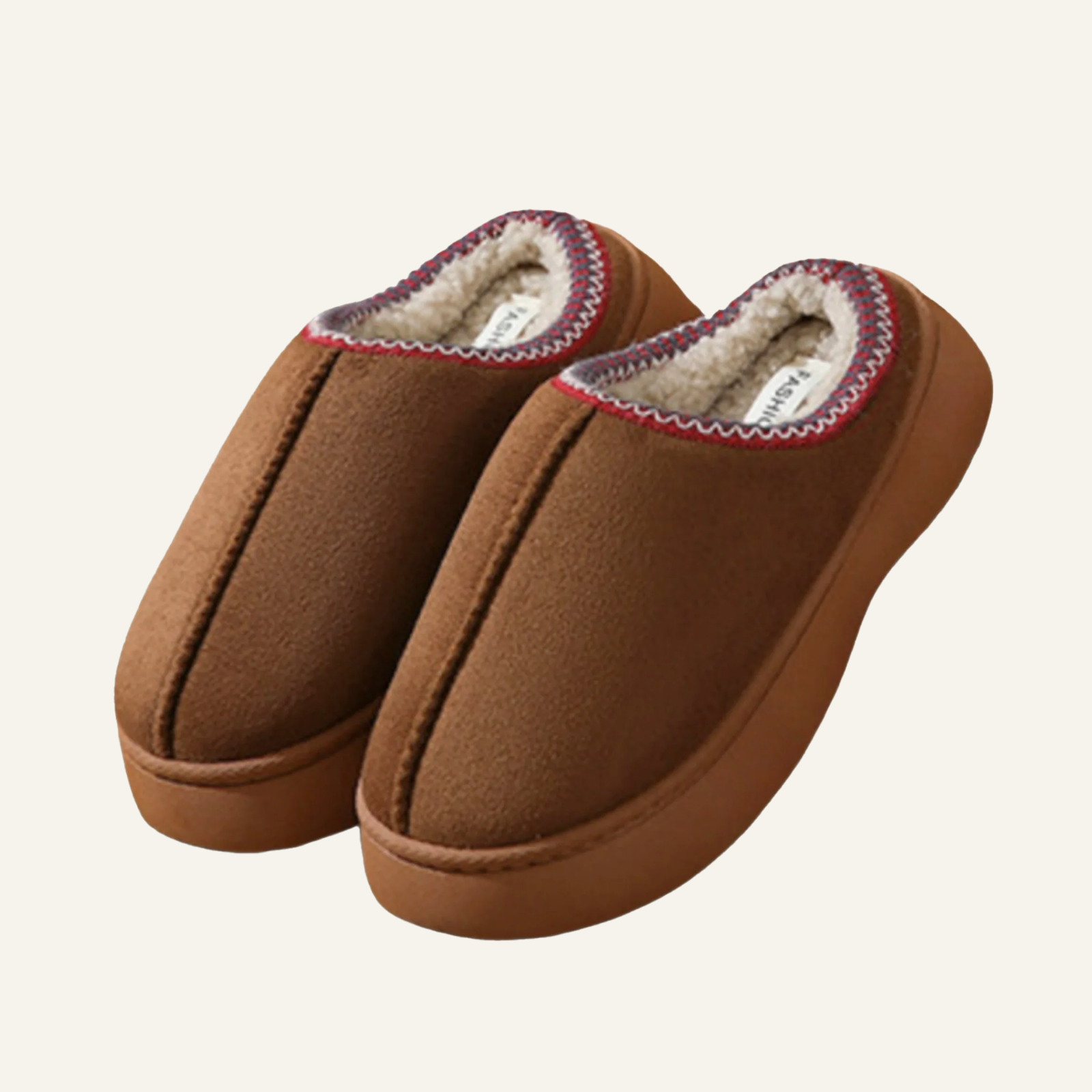 Cozy Platform Fuzzy Slippers Short Ankle
