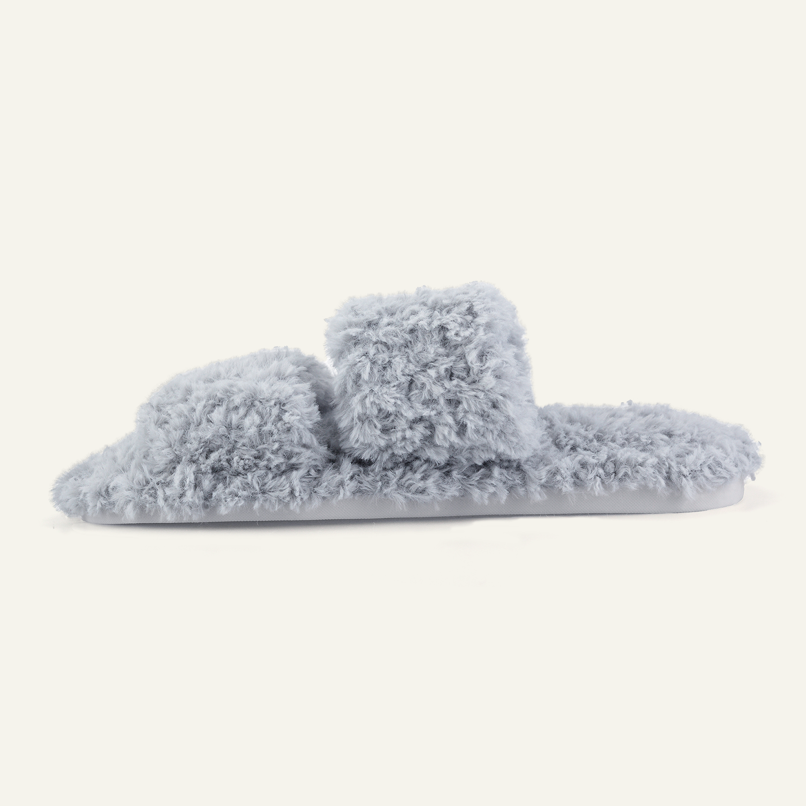  Womens Fuzzy Open Toe Slippers Faux Fur Slippers