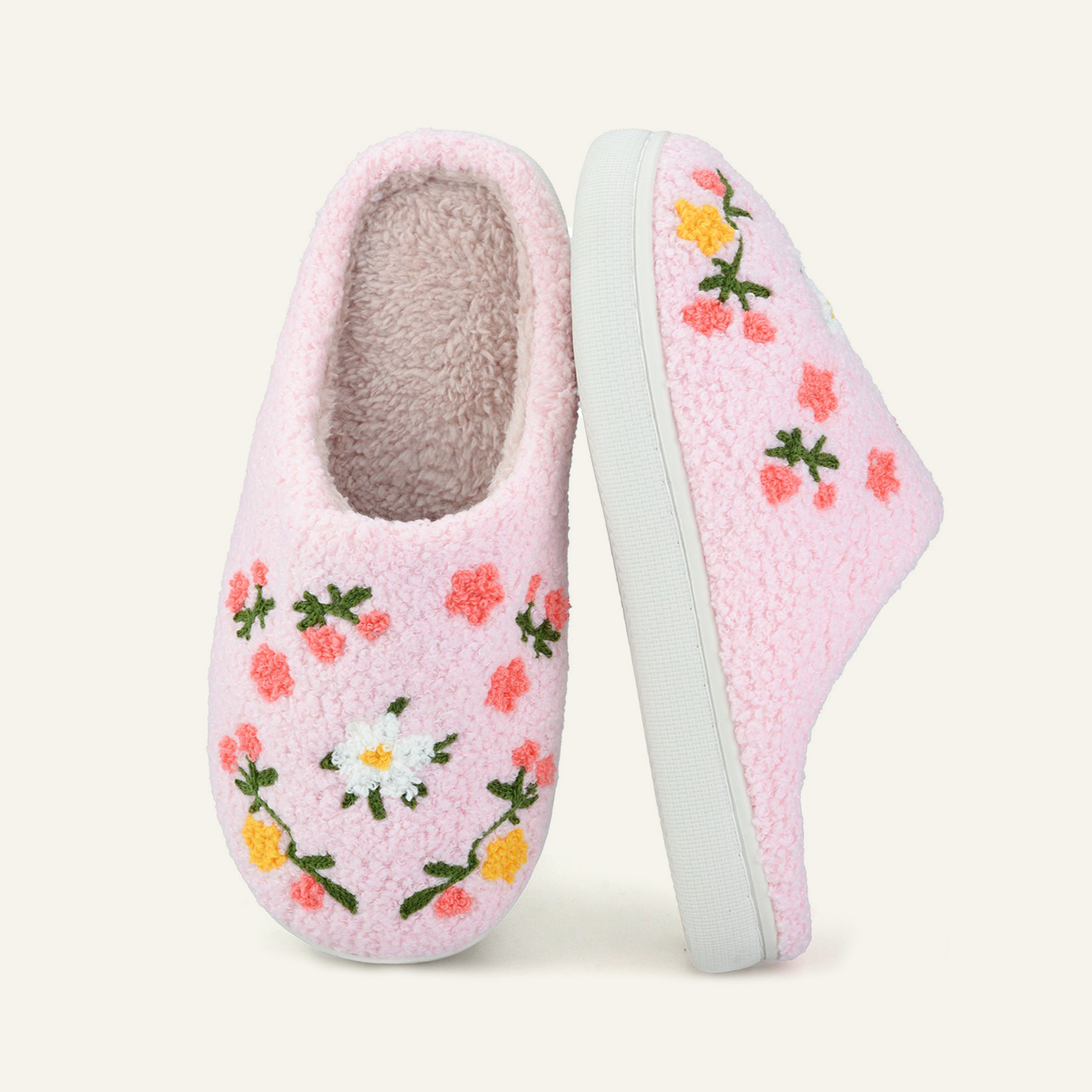 Cute Cartoon Flower Slippers for Women