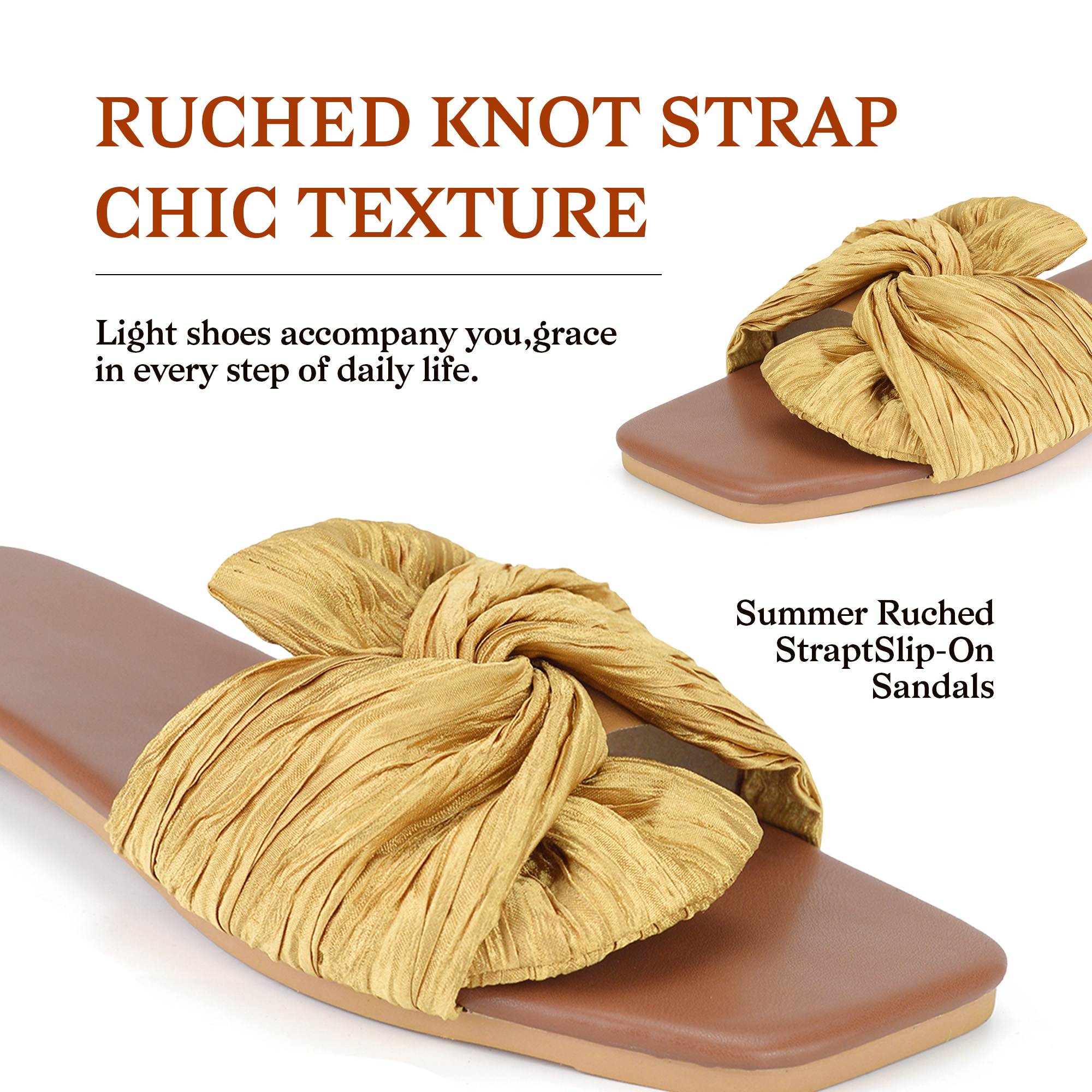Women's Bow Slide Sandals