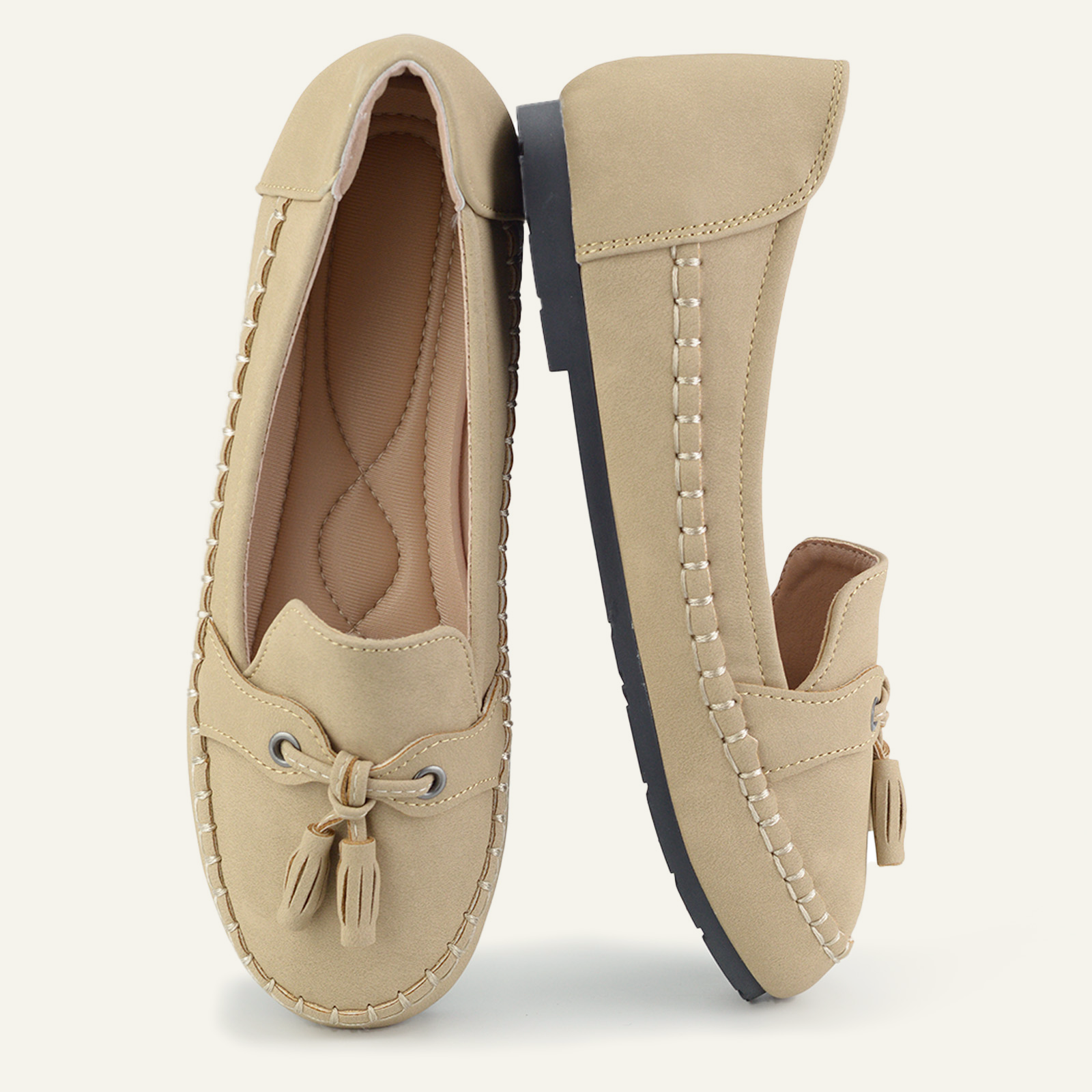 BERANMEY Casual Loafers for Women Dressy Tassel Slip On