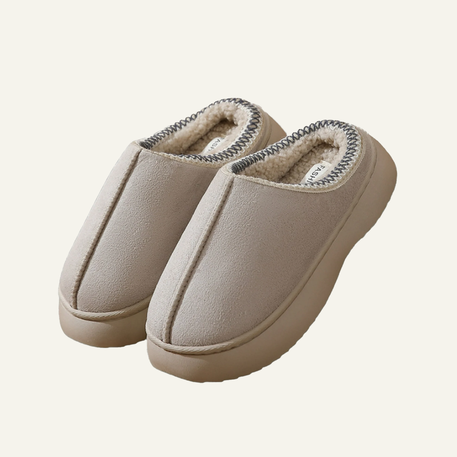 Cozy Platform Fuzzy Slippers Short Ankle