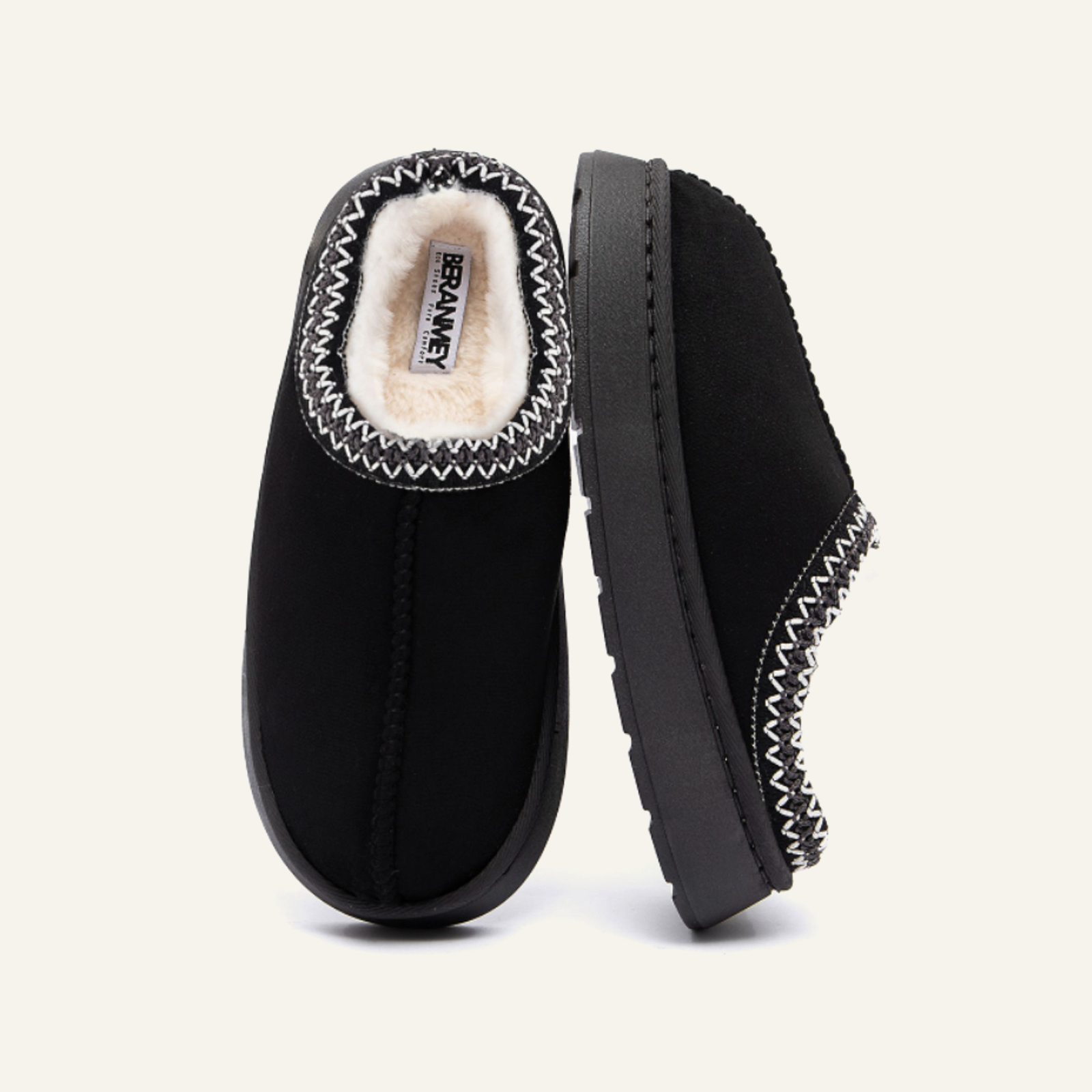 Cozy Platform Fuzzy Slippers 