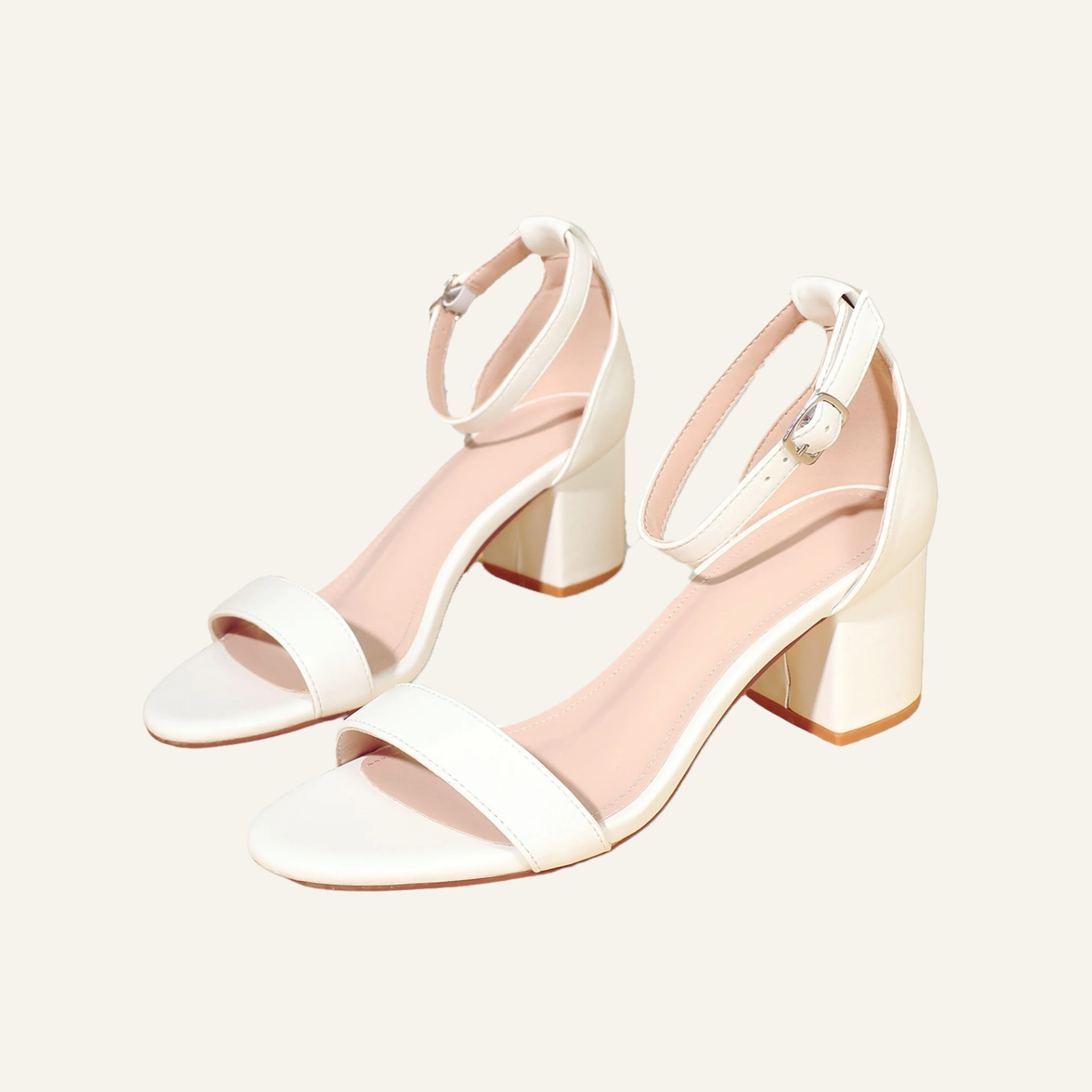 Women's Open Toe Ankle Strap Sandals Chunky Block Heels