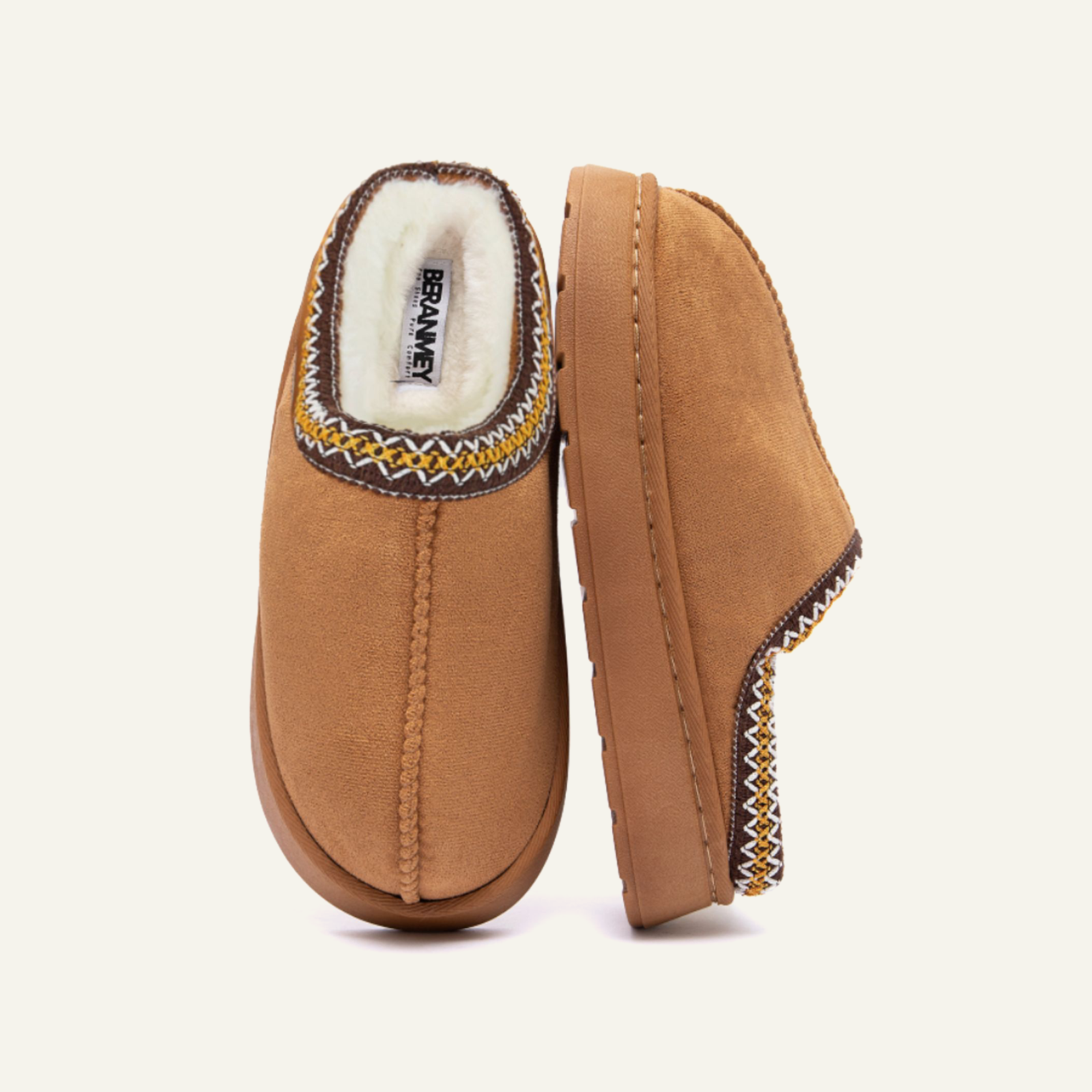 Cozy Platform Fuzzy Slippers 