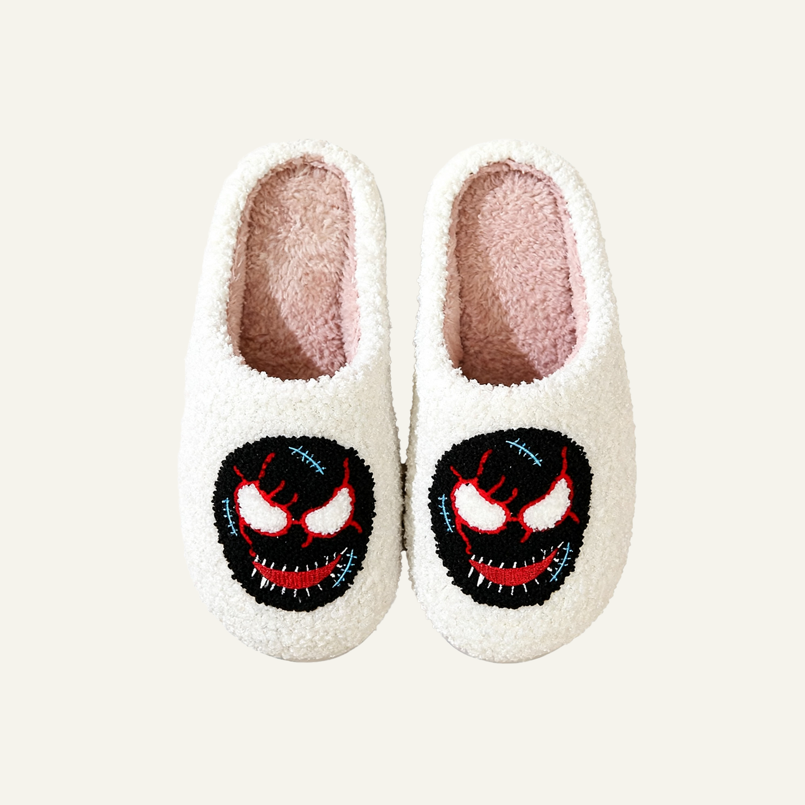 Soft Plush Halloween Slippers for Women and Men