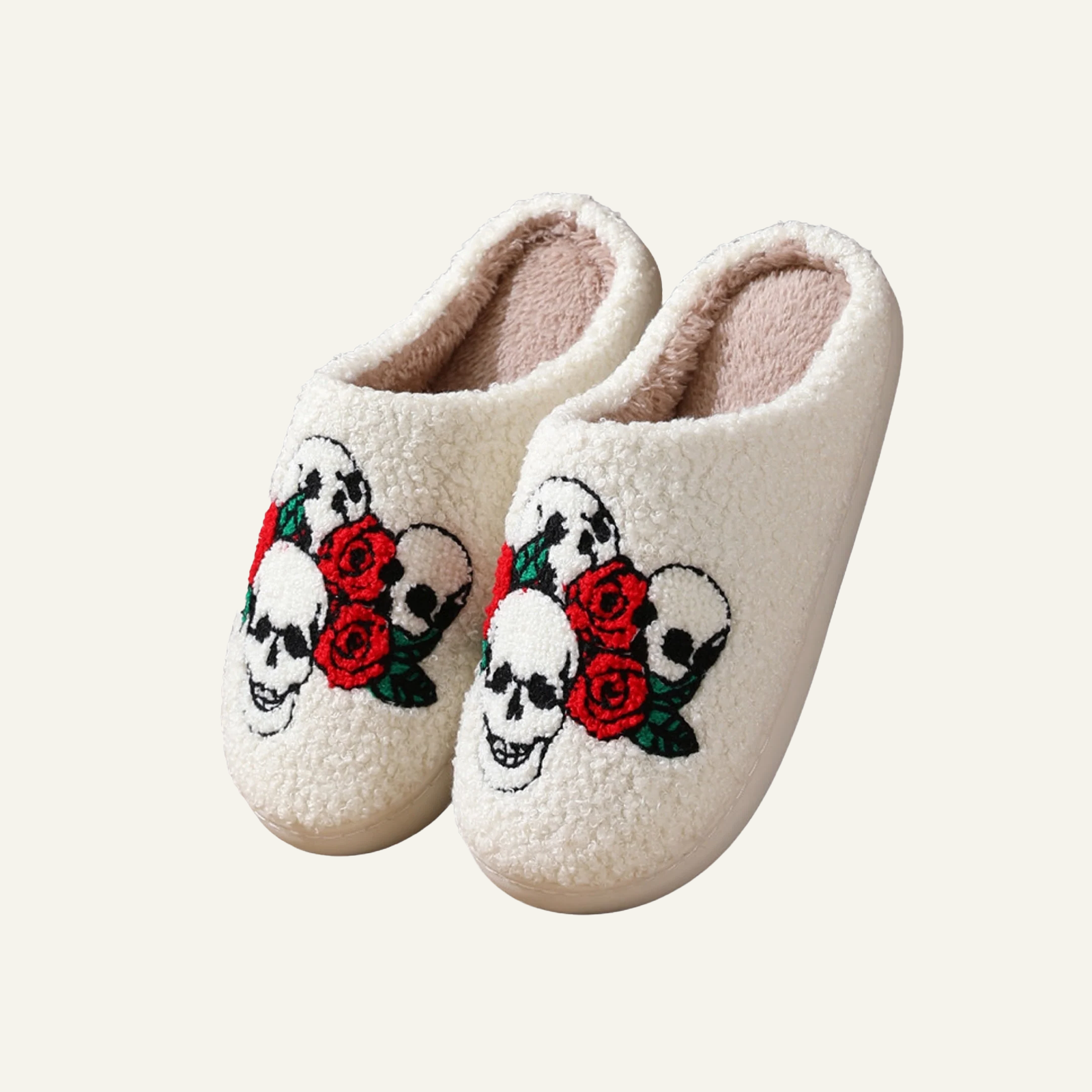Soft Plush Halloween Slippers for Women and Men