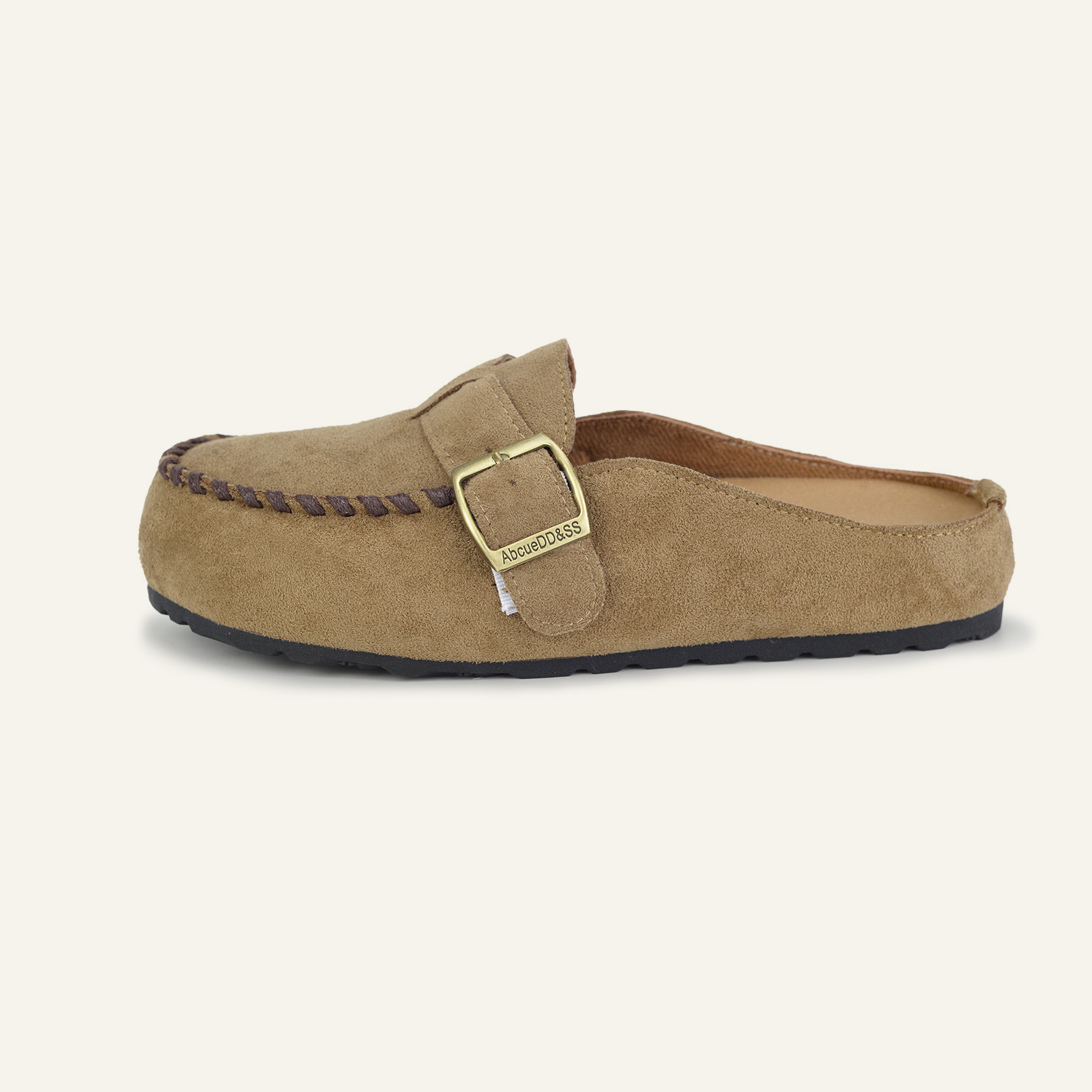 BERANMEY Mules for Women Memory Foam Cork Sole Clogs