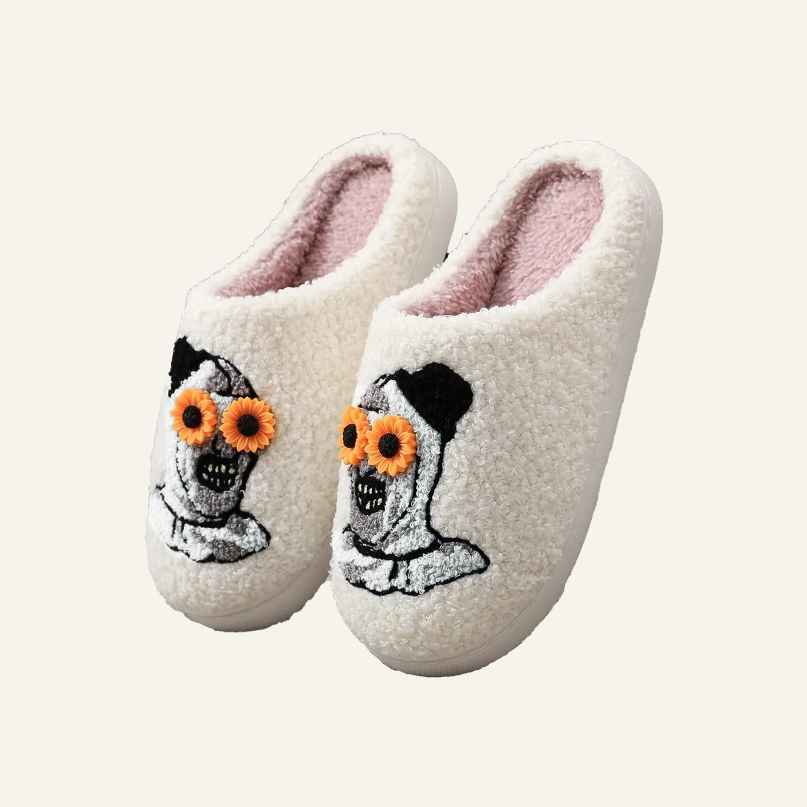 Soft Plush Halloween Slippers for Women and Men
