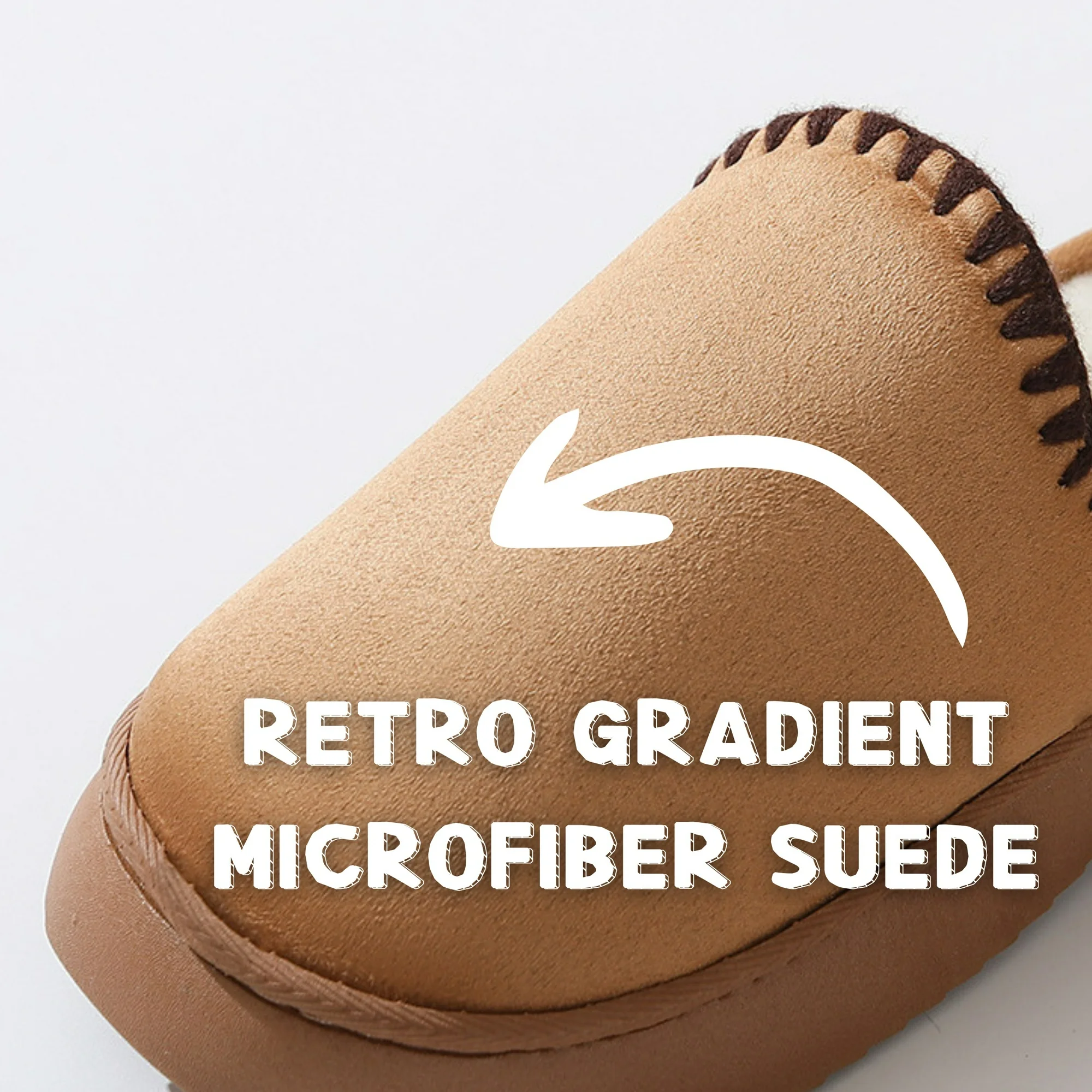 Cozy Platform Fuzzy Slippers Short Ankle