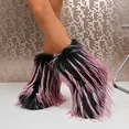  Furry Faux Fur Boots for Women