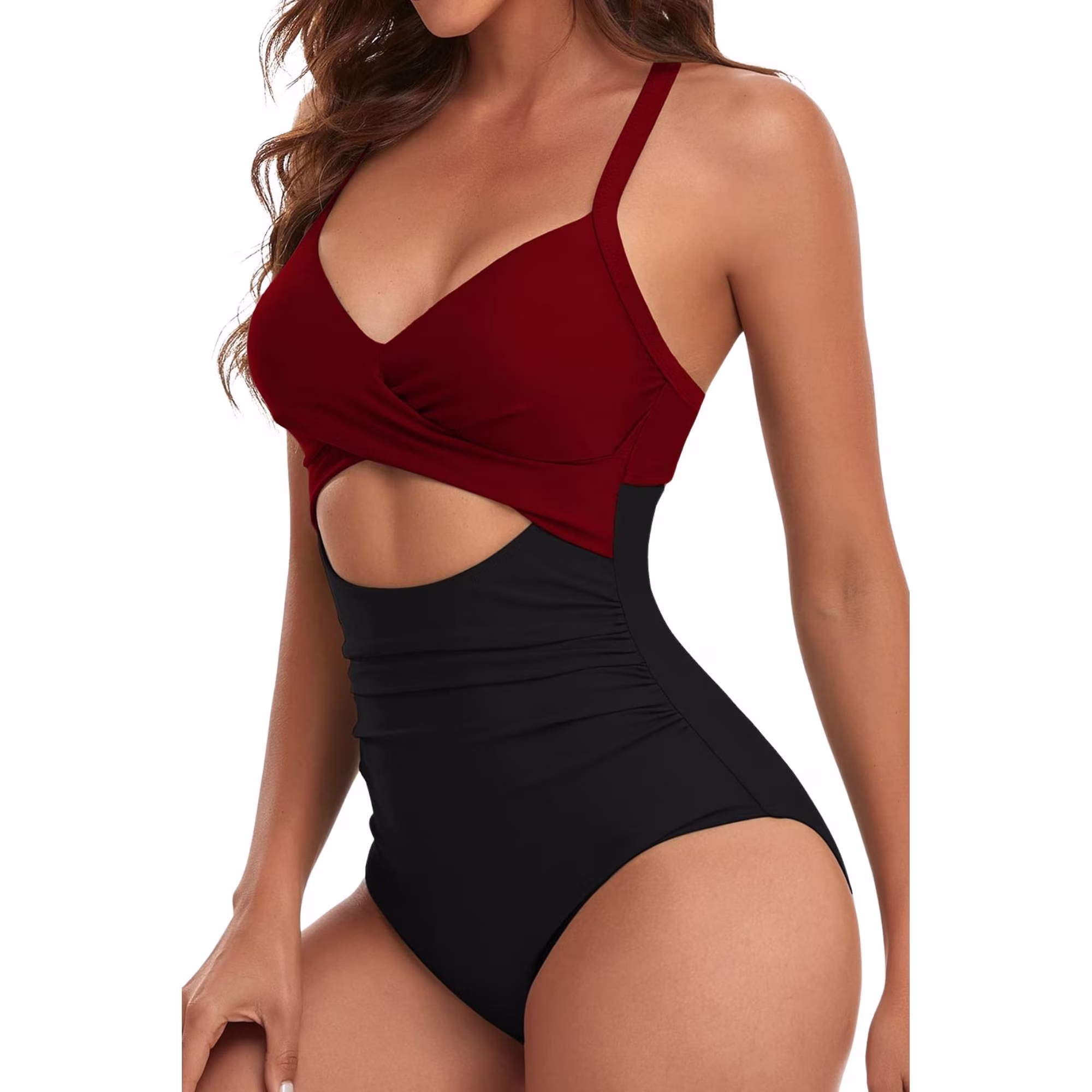 Sexy Tummy Control One Piece Swimsuit for Women 