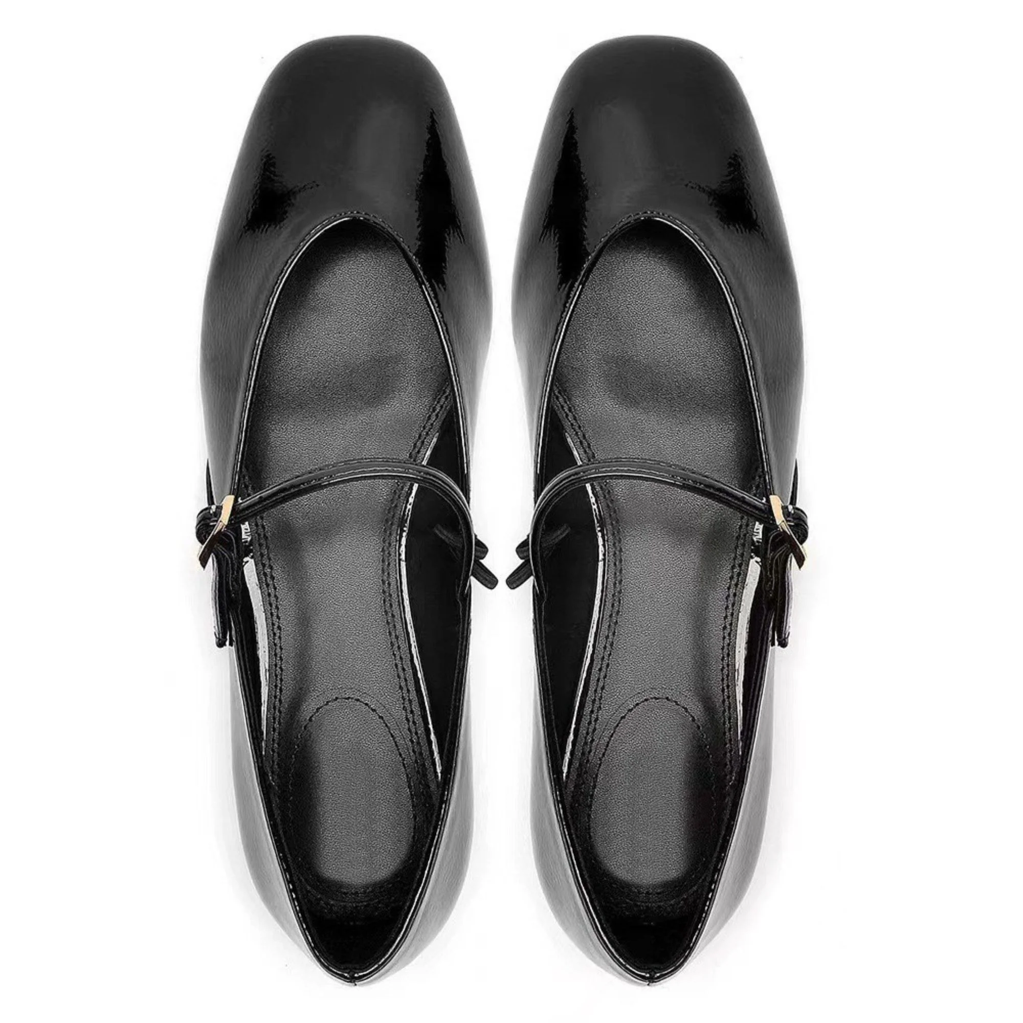  Mary Jane Ballet Slippers for Women Square Toe