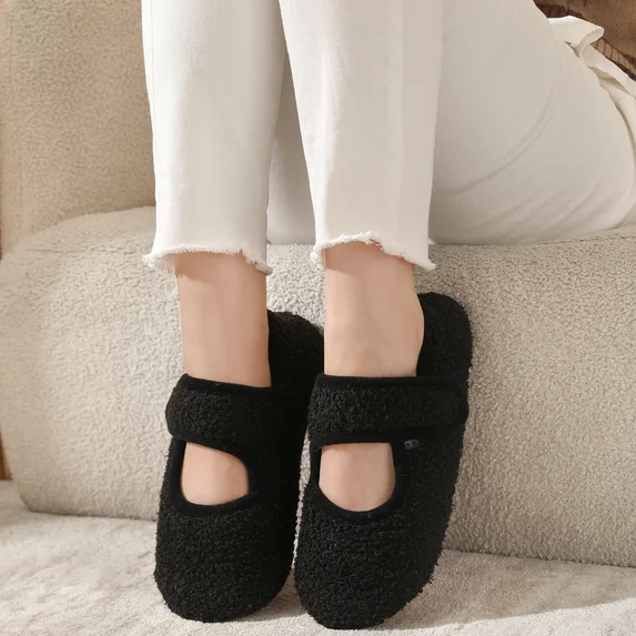  Cozy Women Slippers Comfy House Slippers for Women & Men Wide Diabetic Sock Slippers