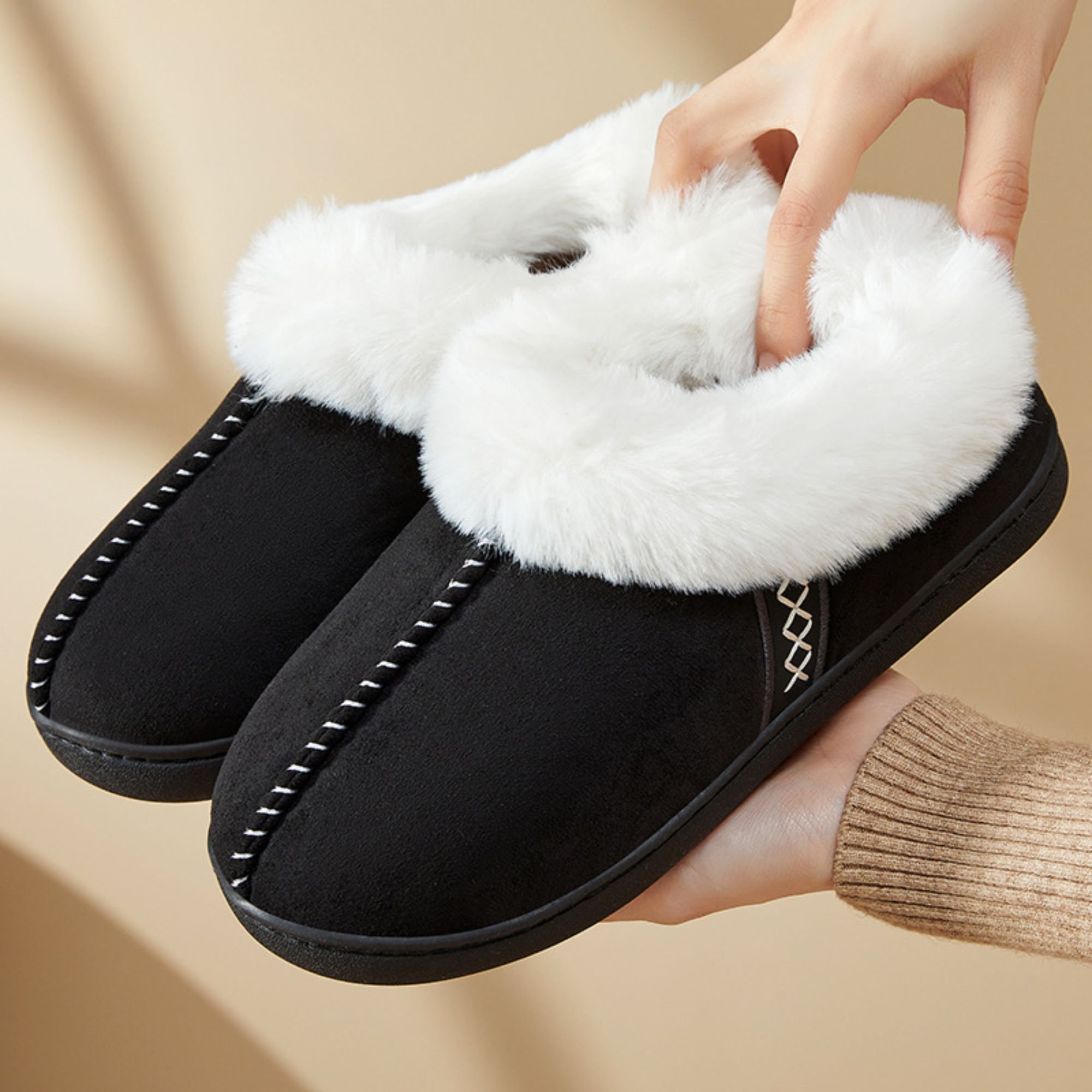  Women's Winter Slippers with Memory Foam