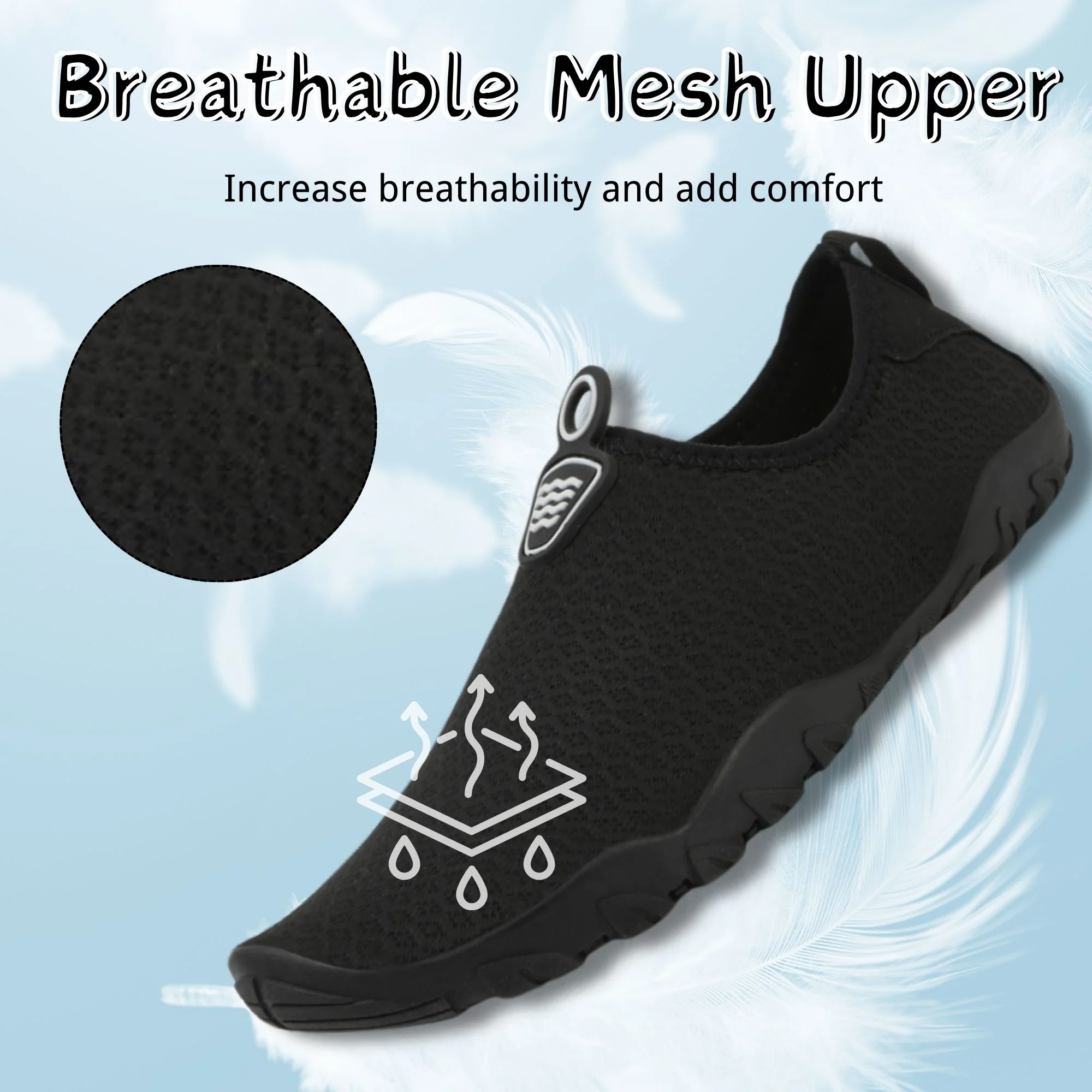 BERANMEY Casual Quick-Dry Water Shoes for Women & Men