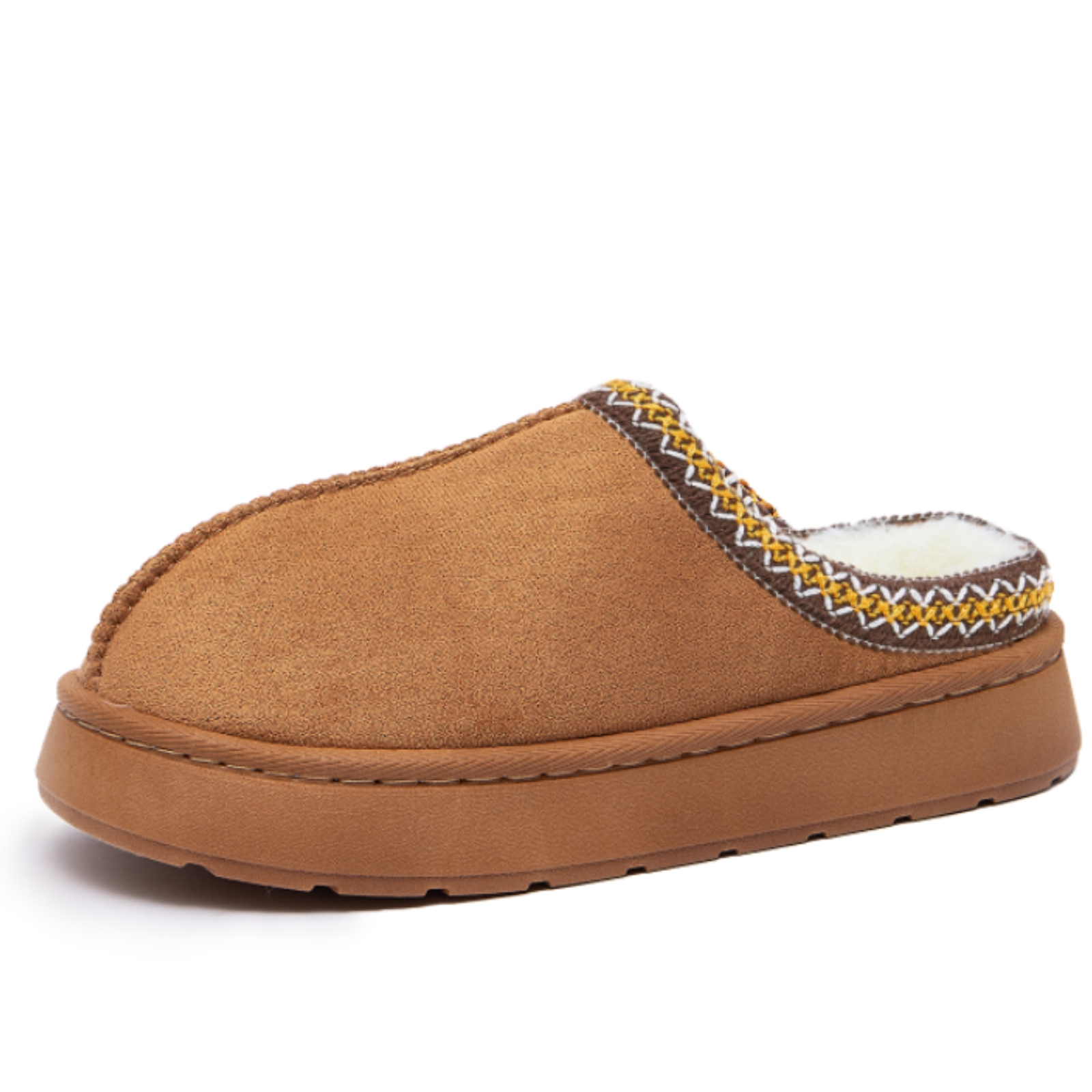 Cozy Platform Fuzzy Slippers 