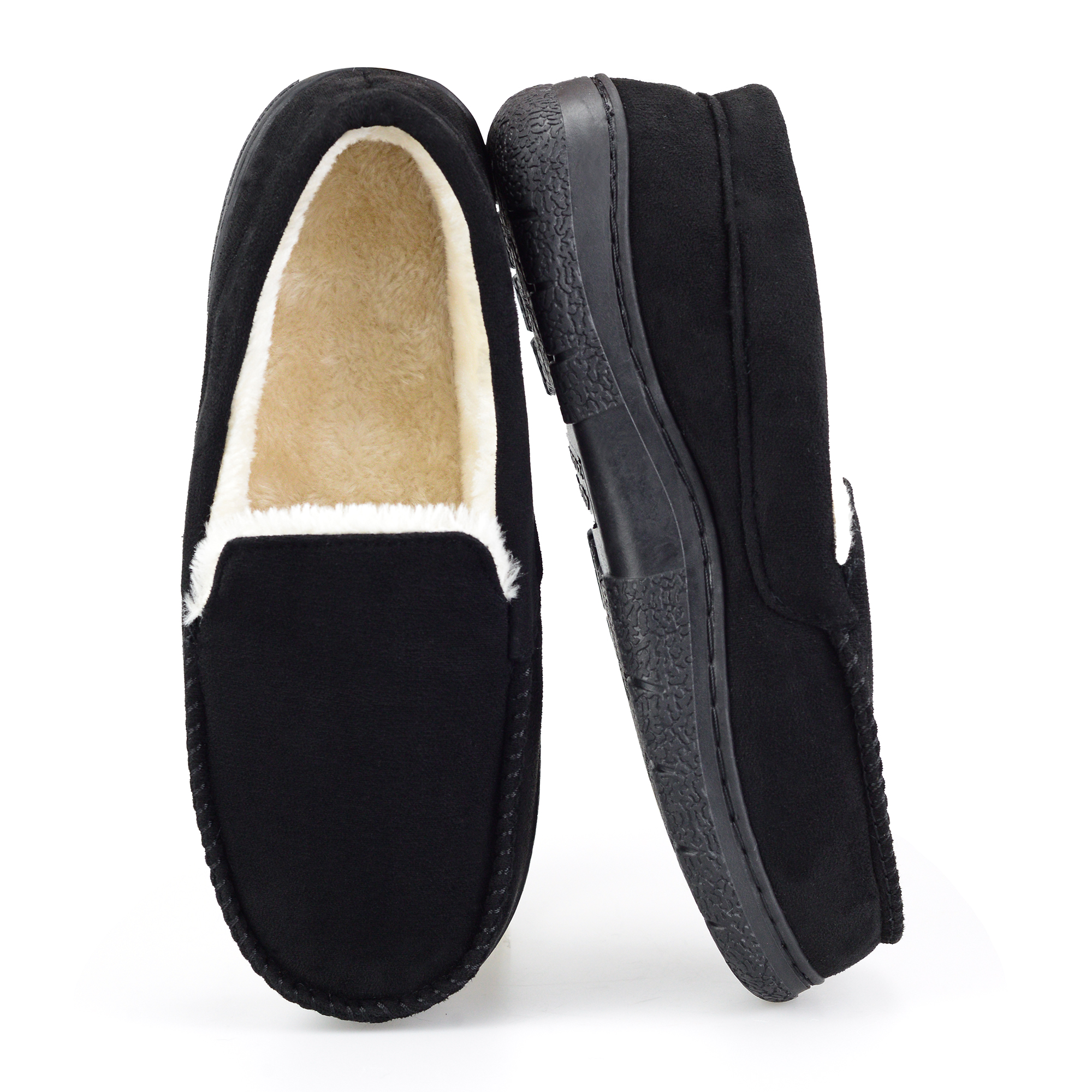 BERANMEY Moccasins Slippers for Men House Slippers Indoor