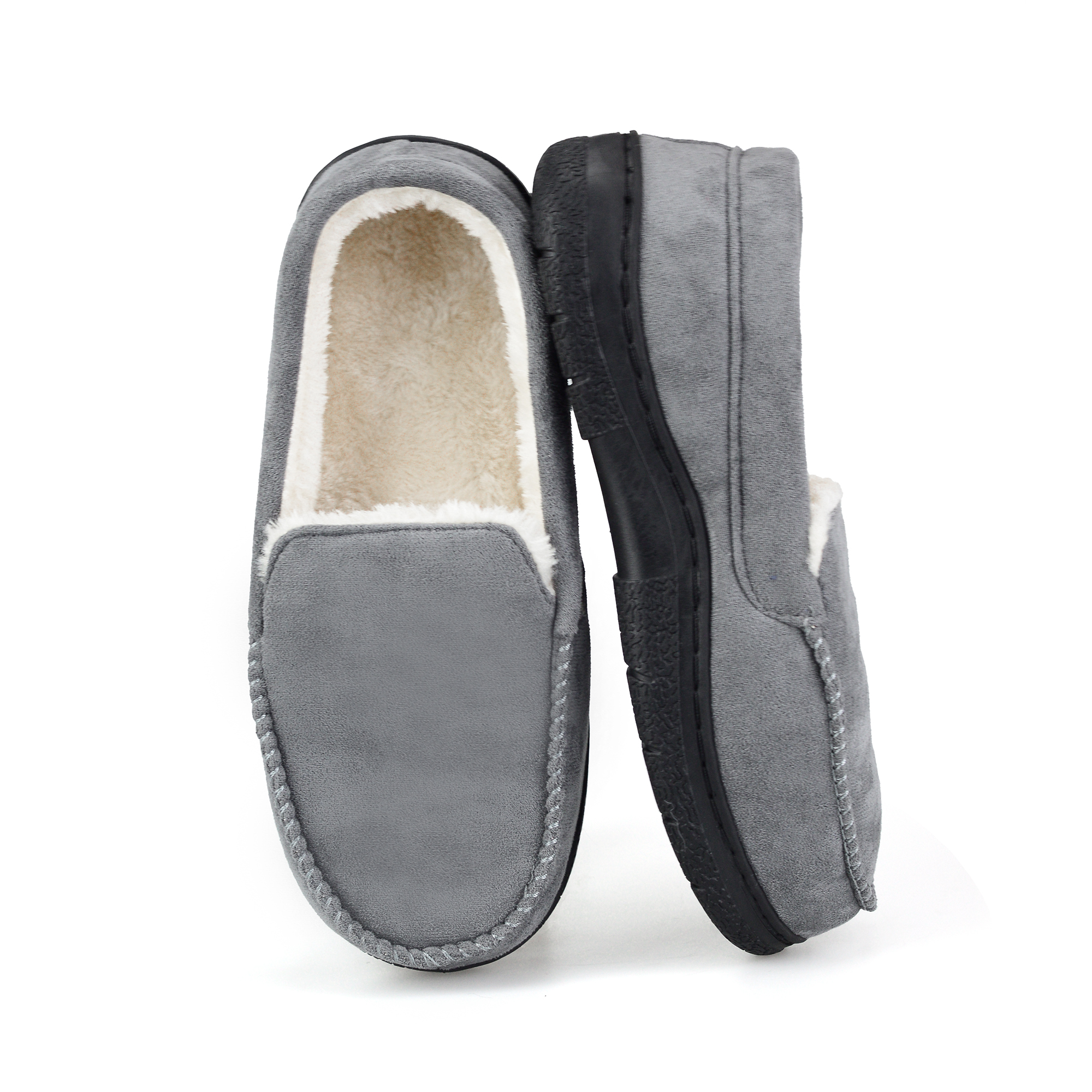 BERANMEY Moccasins Slippers for Men House Slippers Indoor